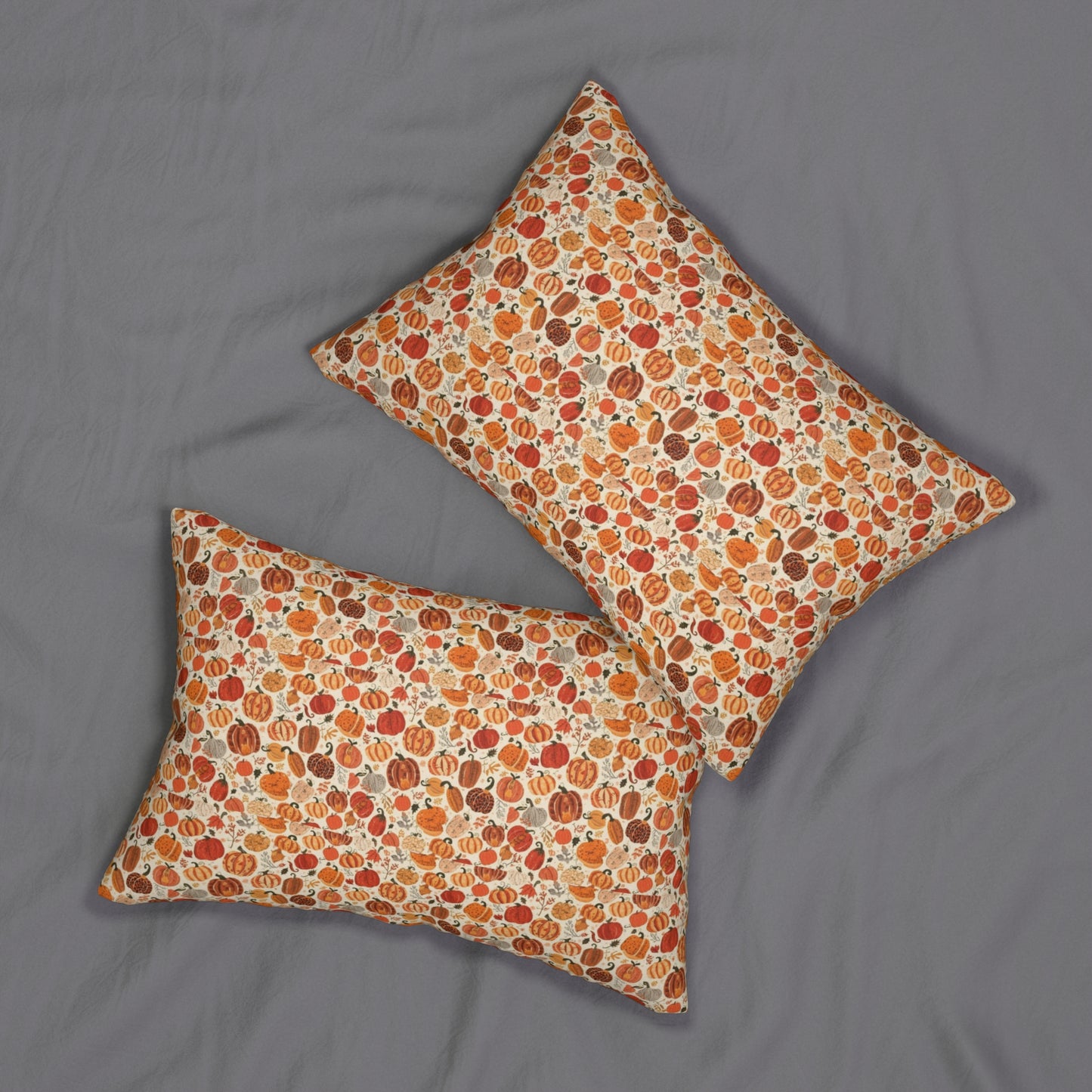 Fall Pumpkin Lumbar Pillow