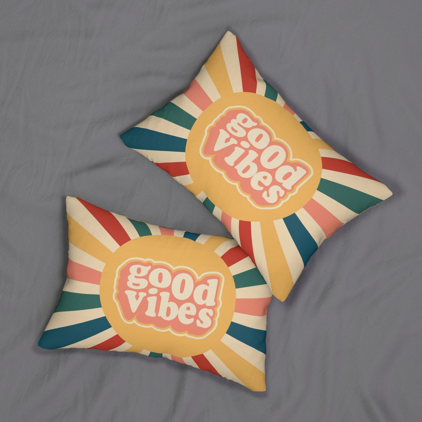 Good Vibes Lumbar Pillow