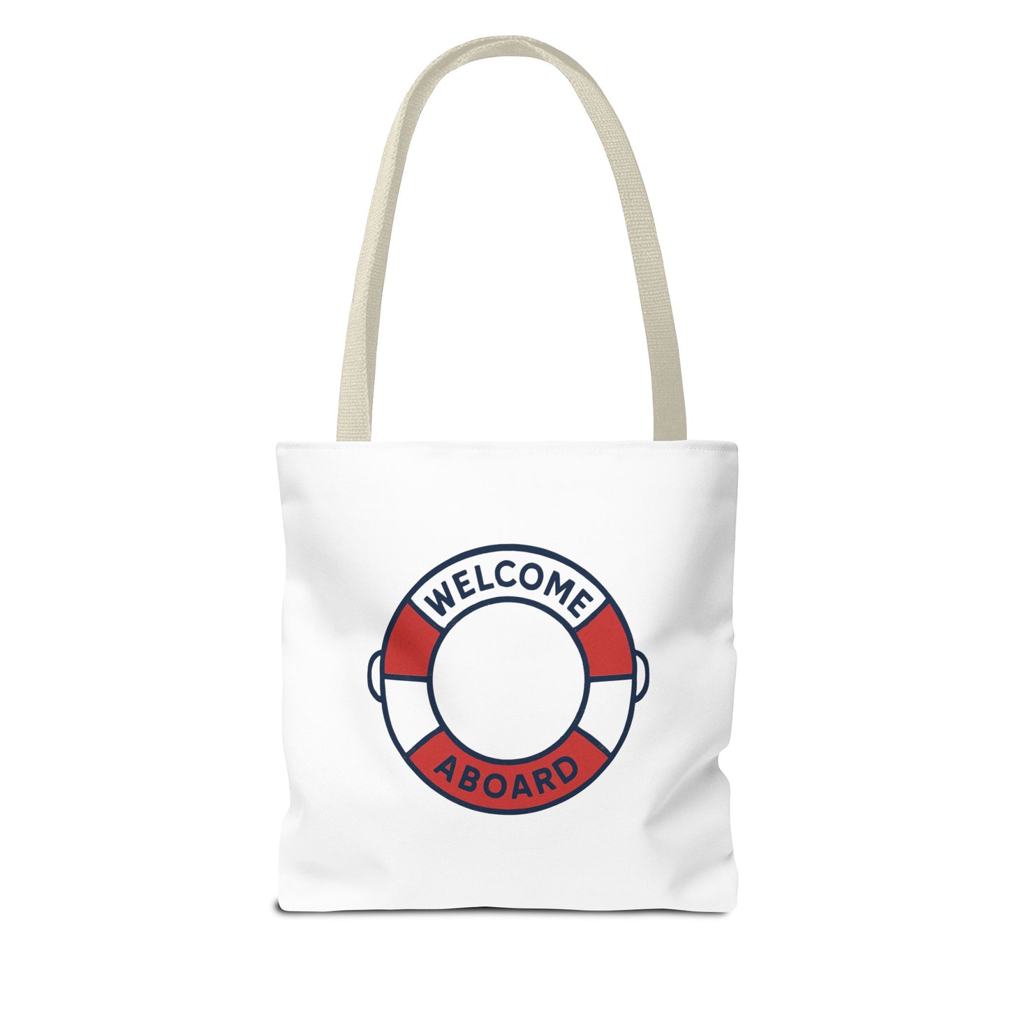 Nautical Welcome Aboard Tote Bag