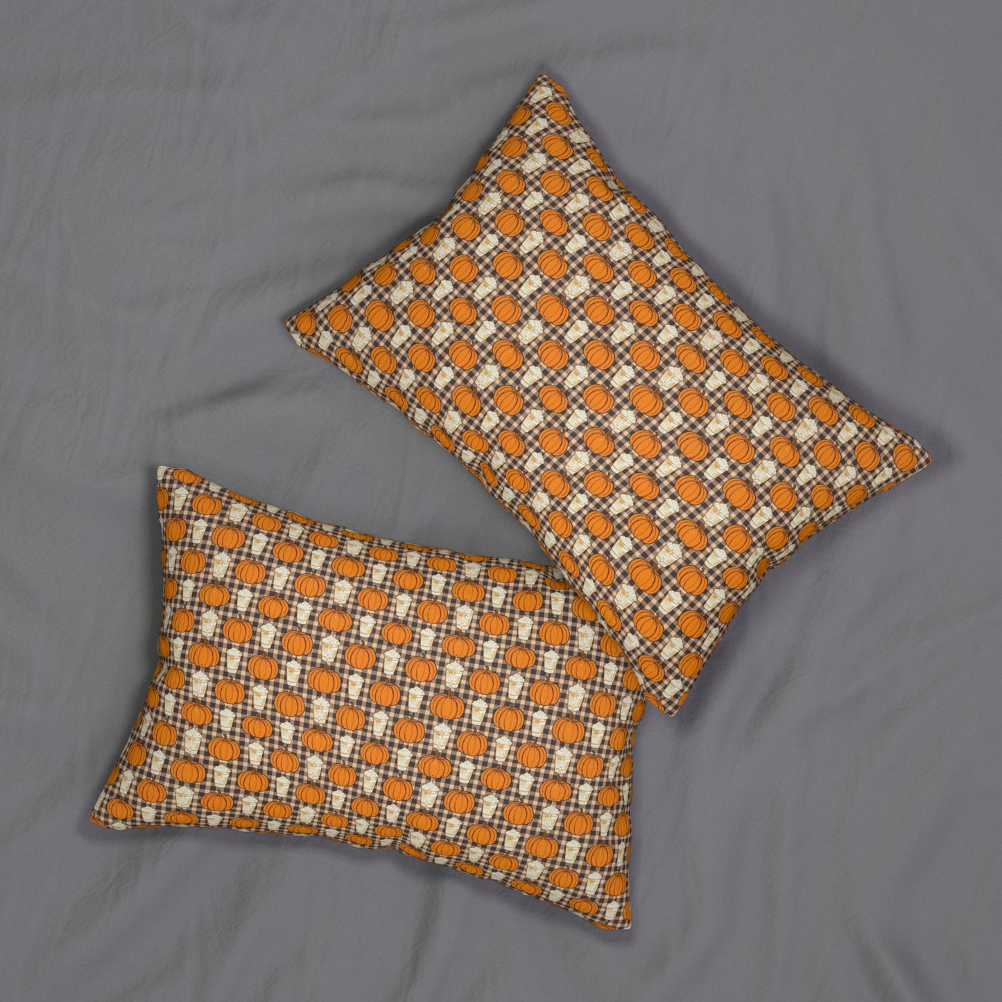 Pumpkin Latte Lumbar Pillow