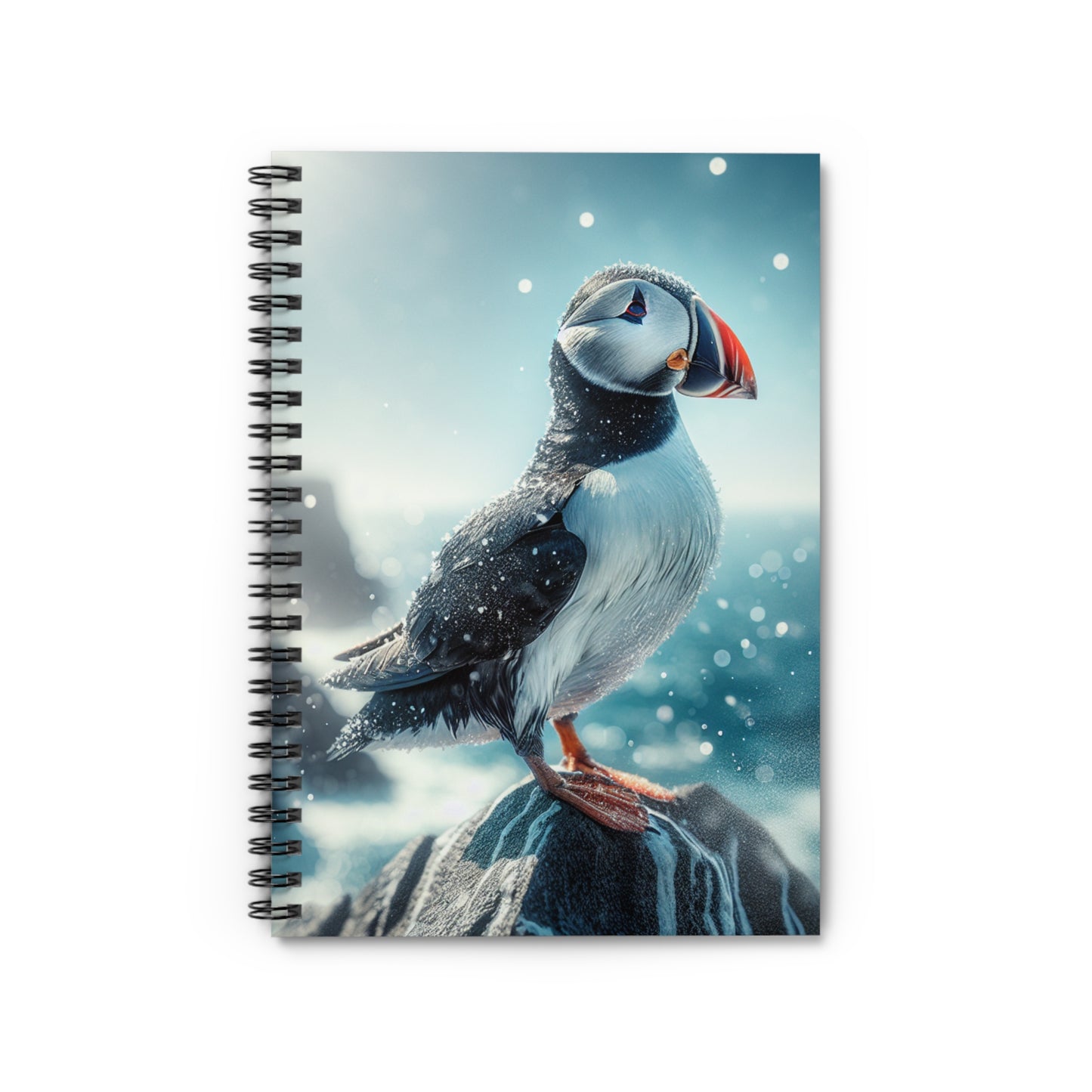 Puffin Spiral Notebook - Ruled Line