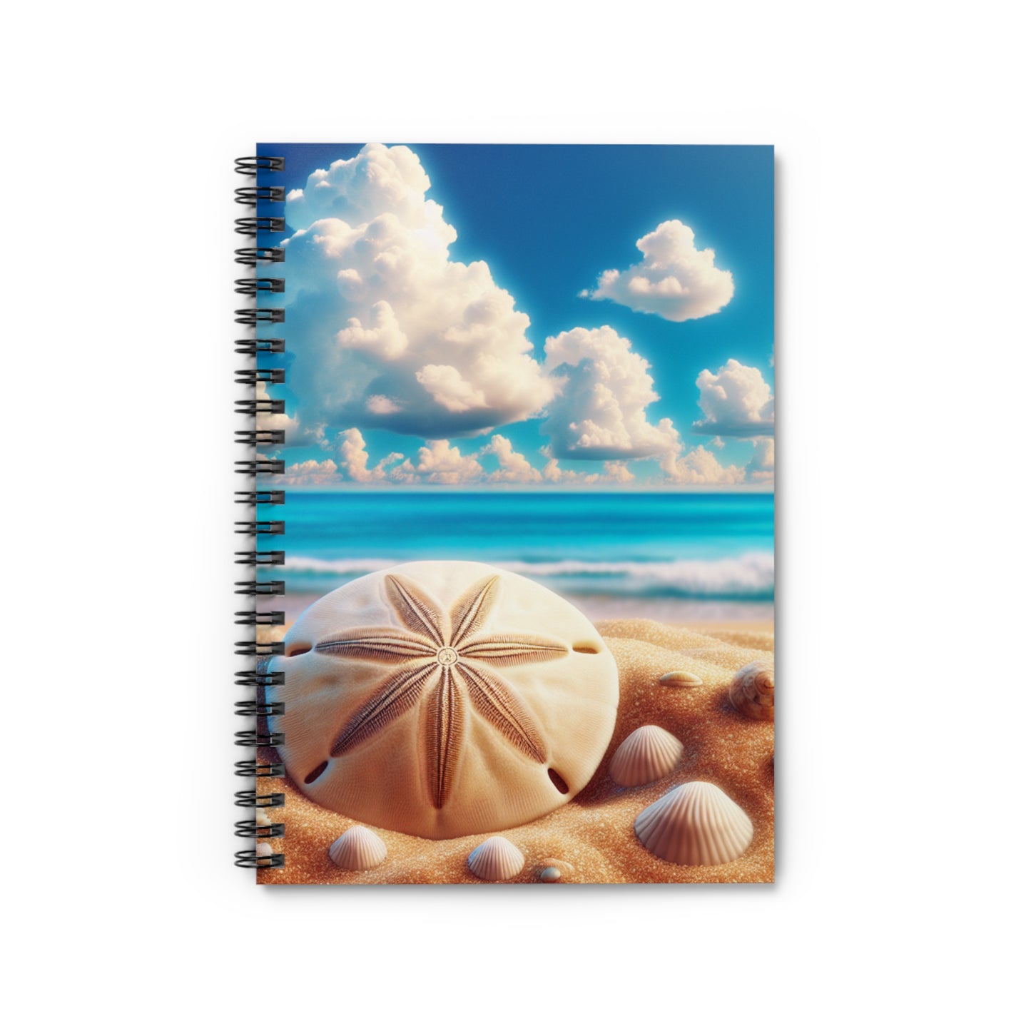 Sand Dollar Beach Spiral Notebook