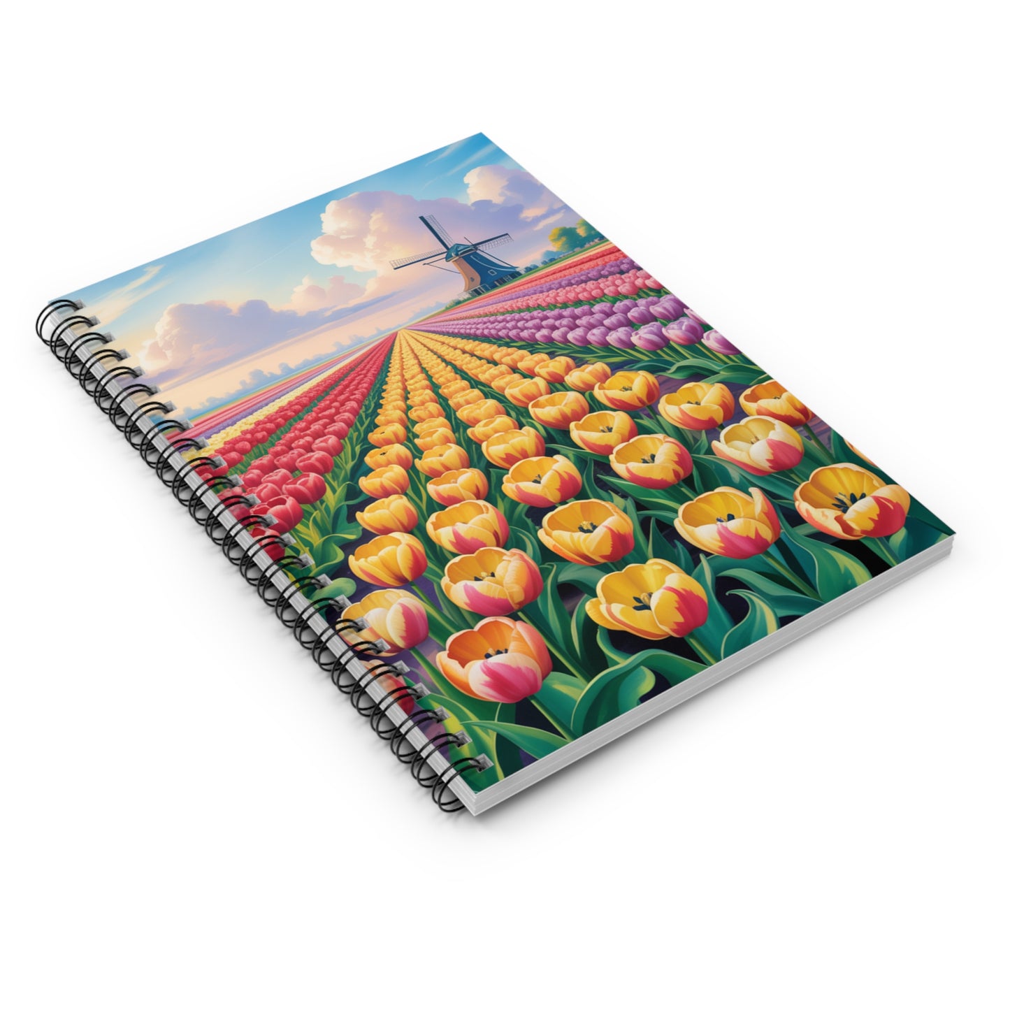 Tulip Fields Spiral Notebook