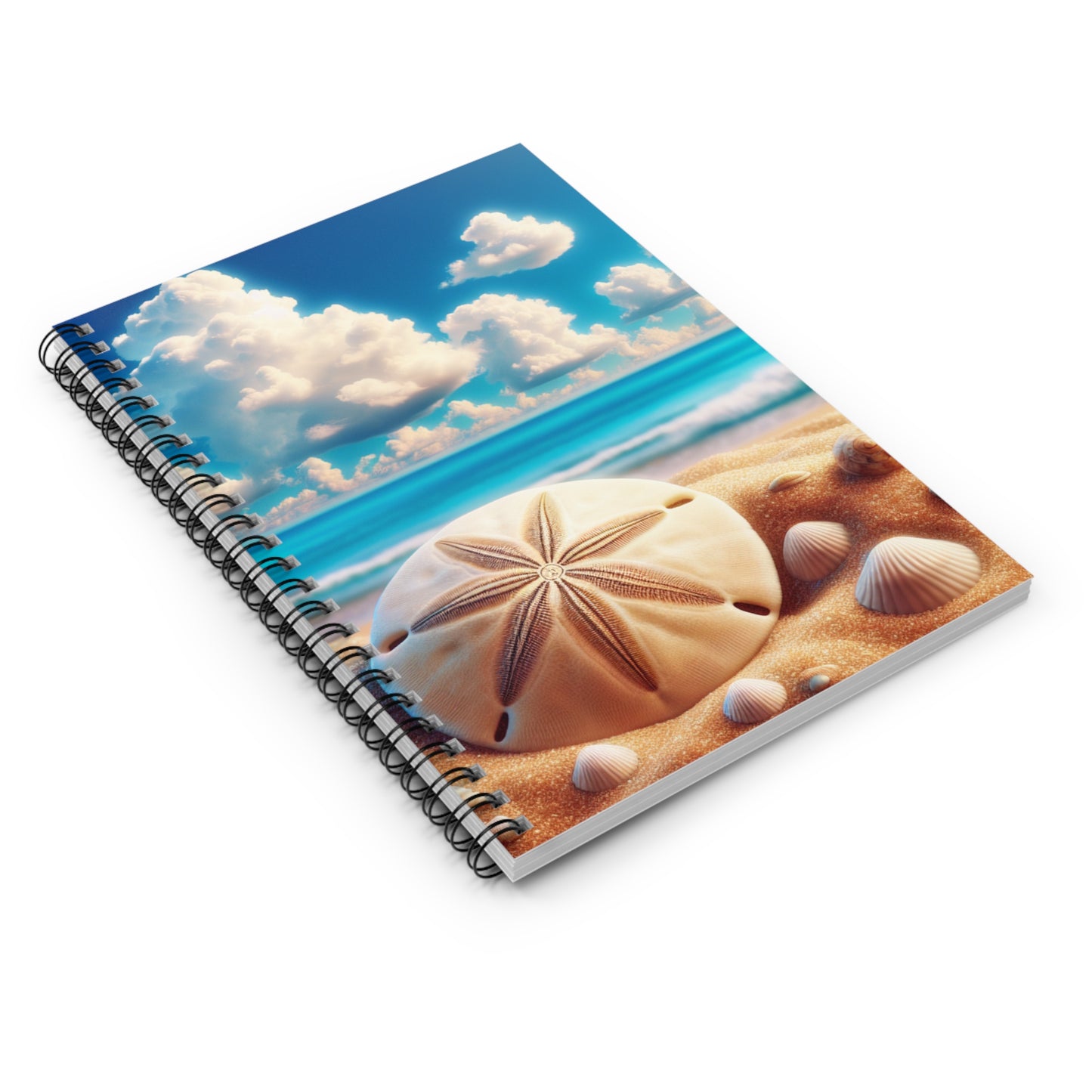 Sand Dollar Beach Spiral Notebook