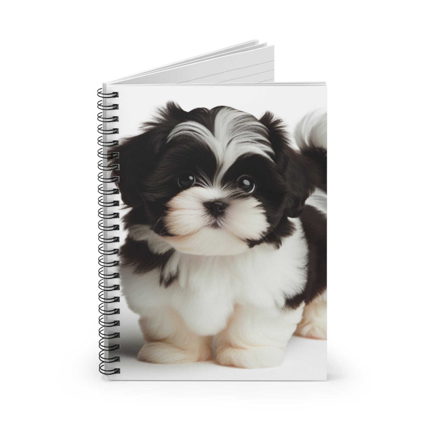 Shih Tzu Puppy Spiral Notebook