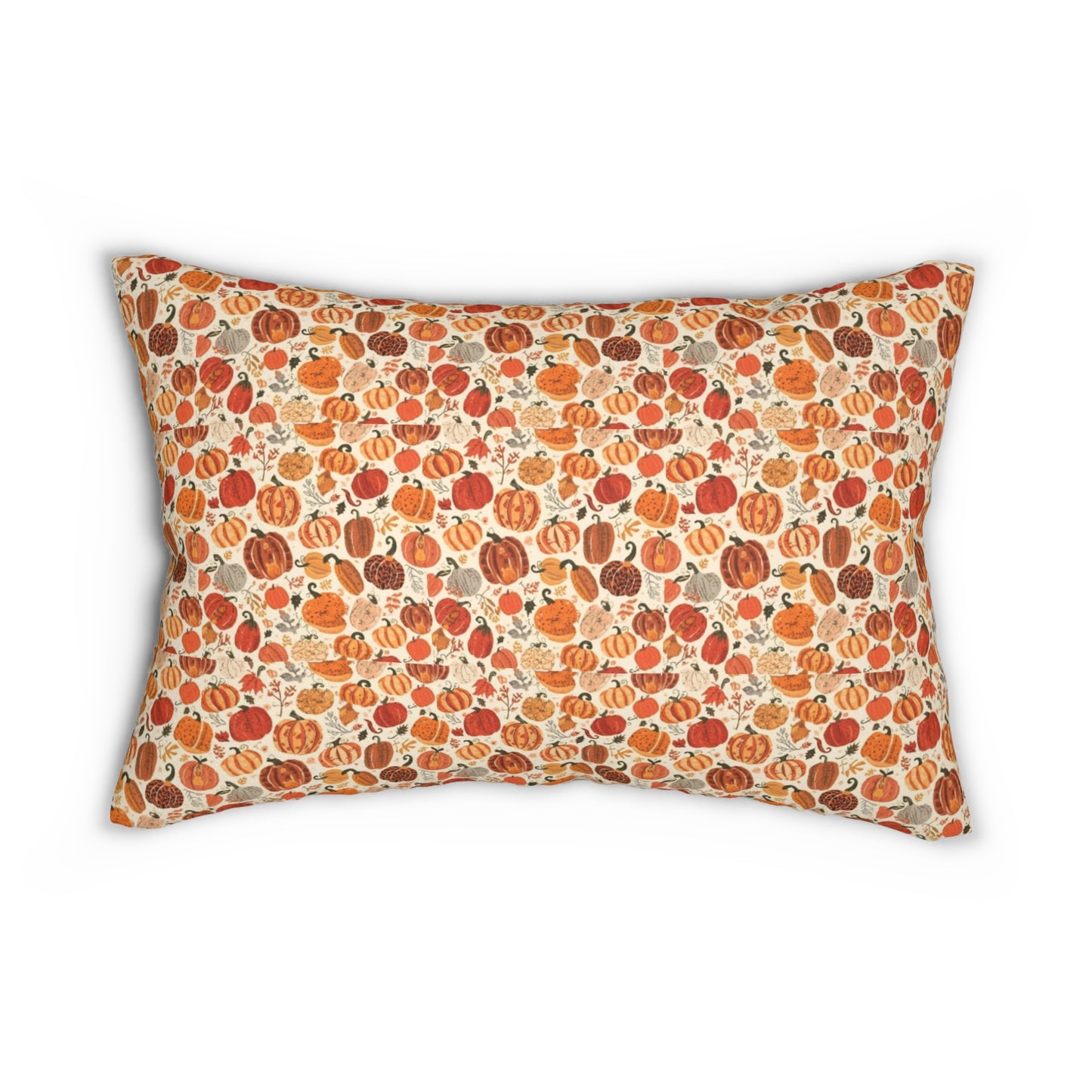 Fall Pumpkin Lumbar Pillow