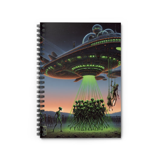 Alien Abduction Spiral Notebook