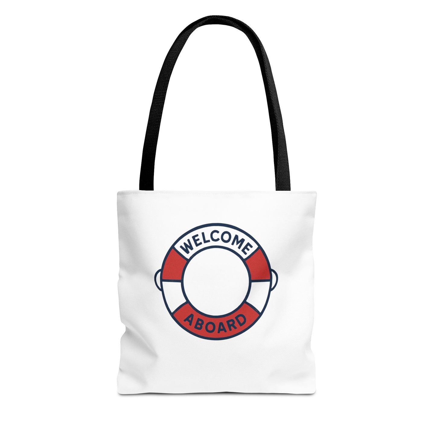 Nautical Welcome Aboard Tote Bag