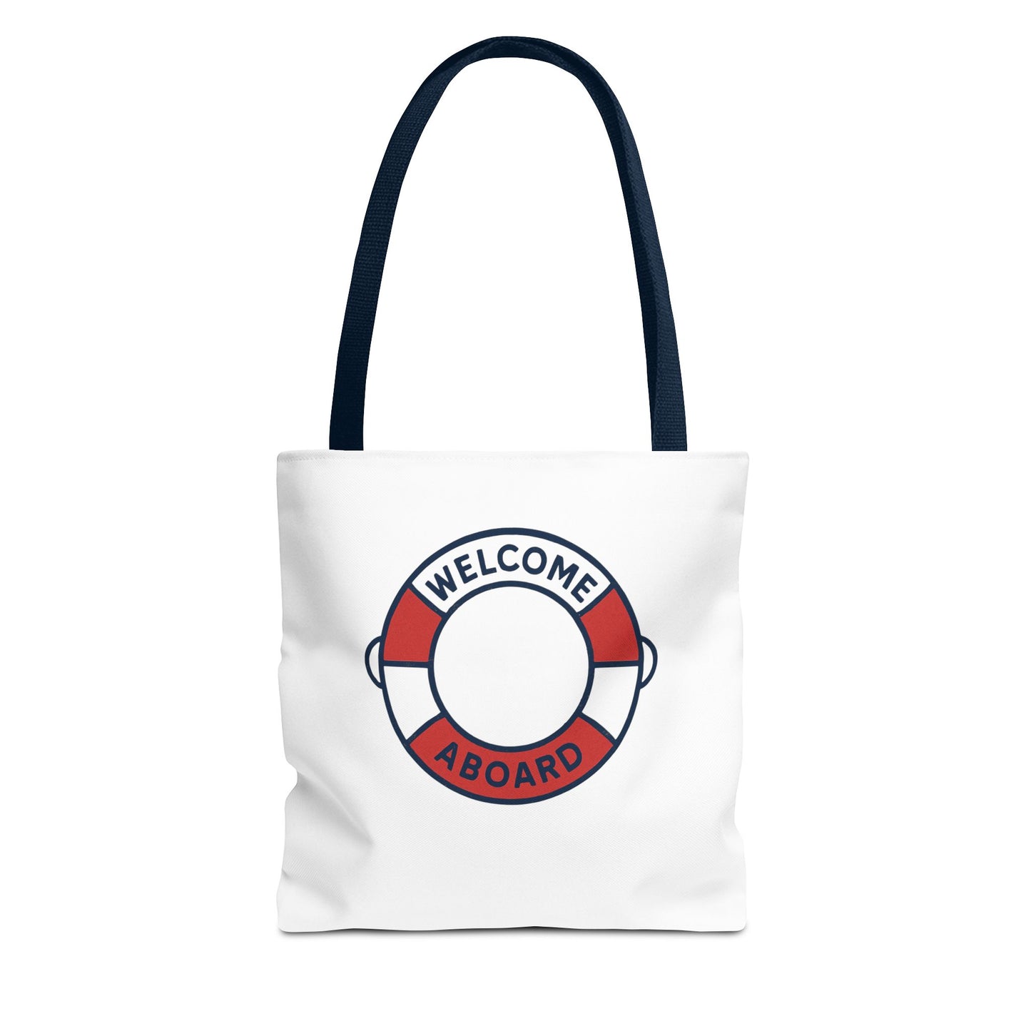 Nautical Welcome Aboard Tote Bag