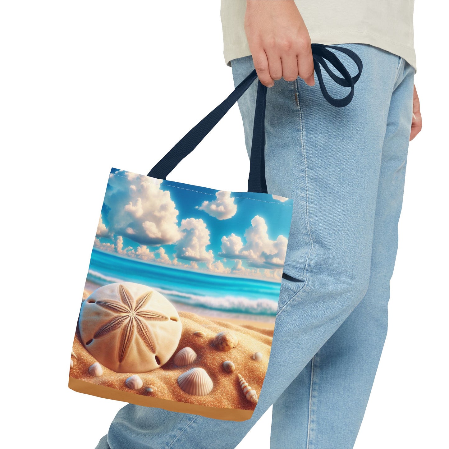Beach Sand Dollar Tote Bag