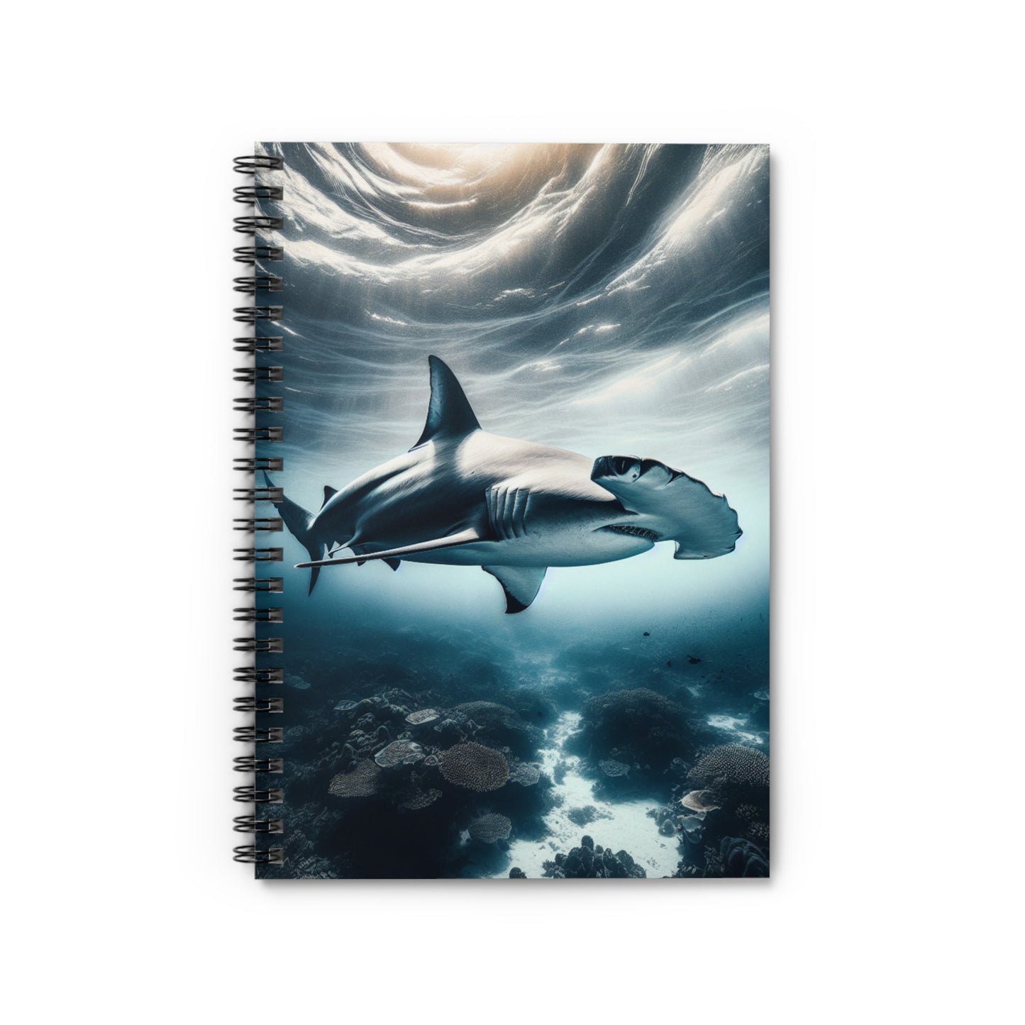 Hammerhead Shark Spiral Notebook