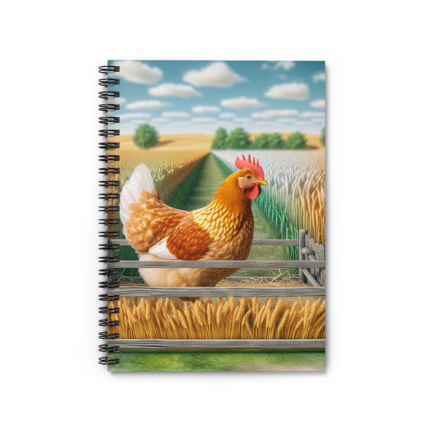 Rooster Spiral Notebook
