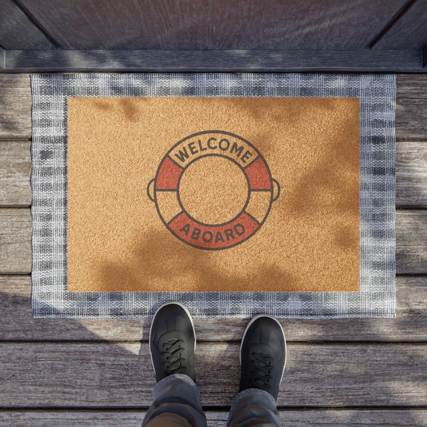 Nautical Welcome Doormat