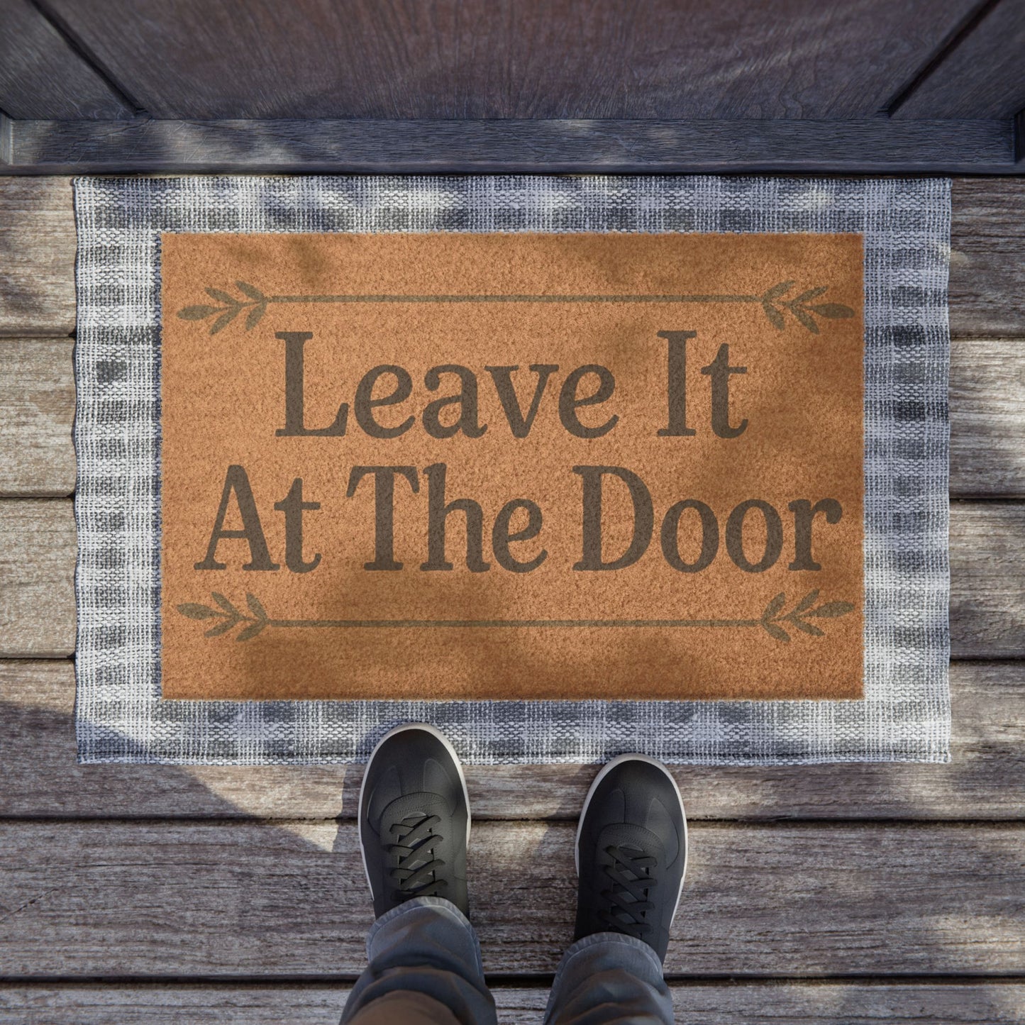 Leave It At The Door Doormat
