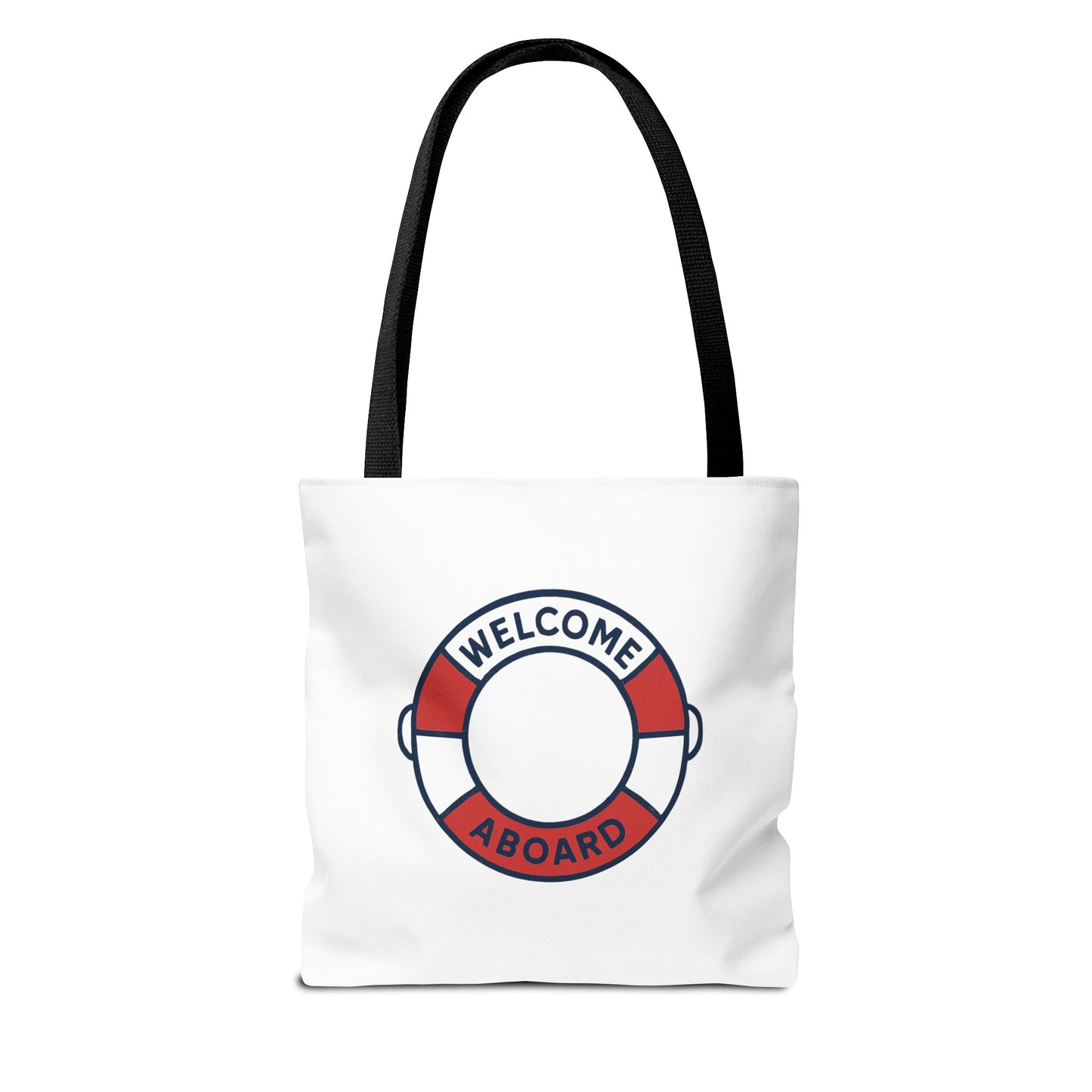 Nautical Welcome Aboard Tote Bag
