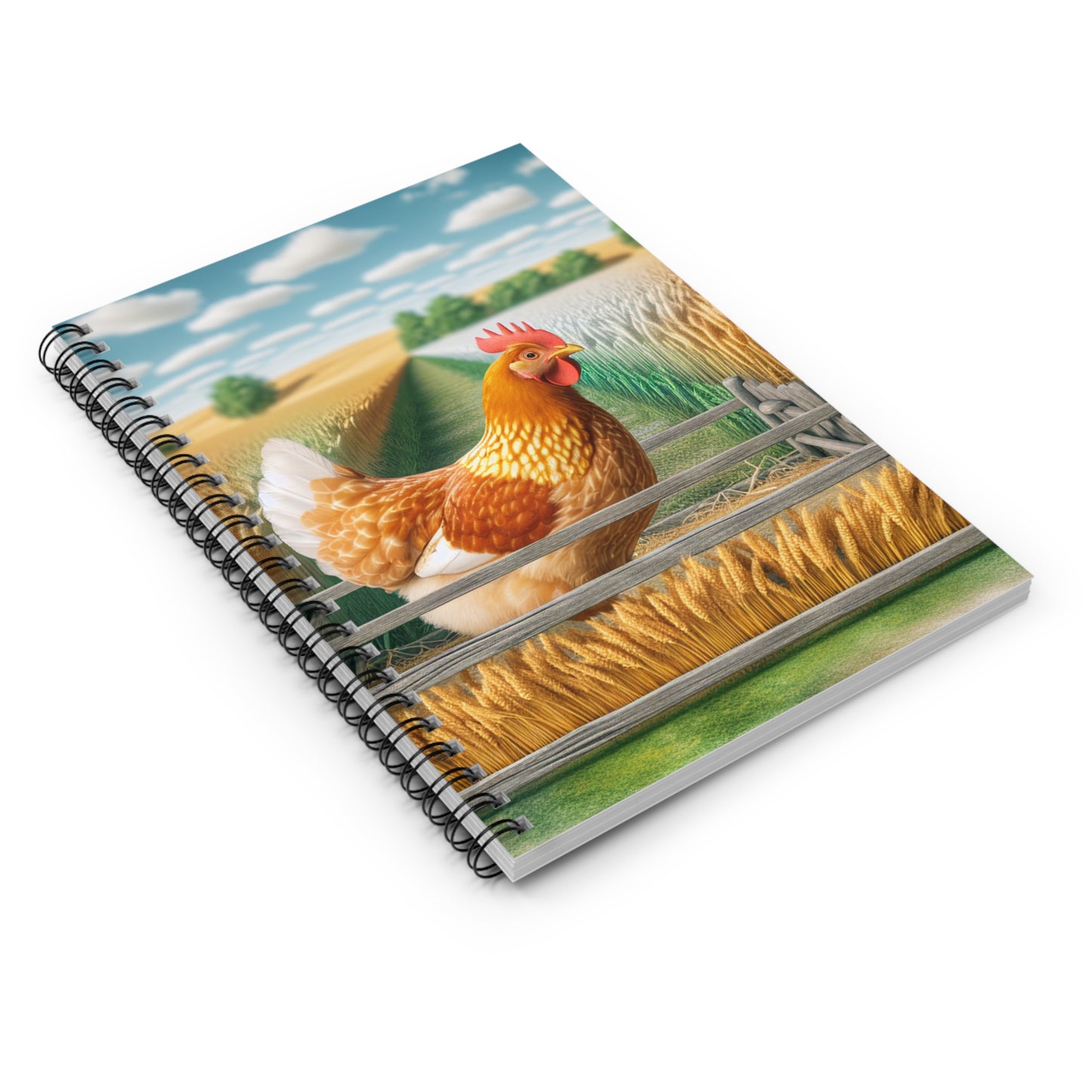 Rooster Spiral Notebook
