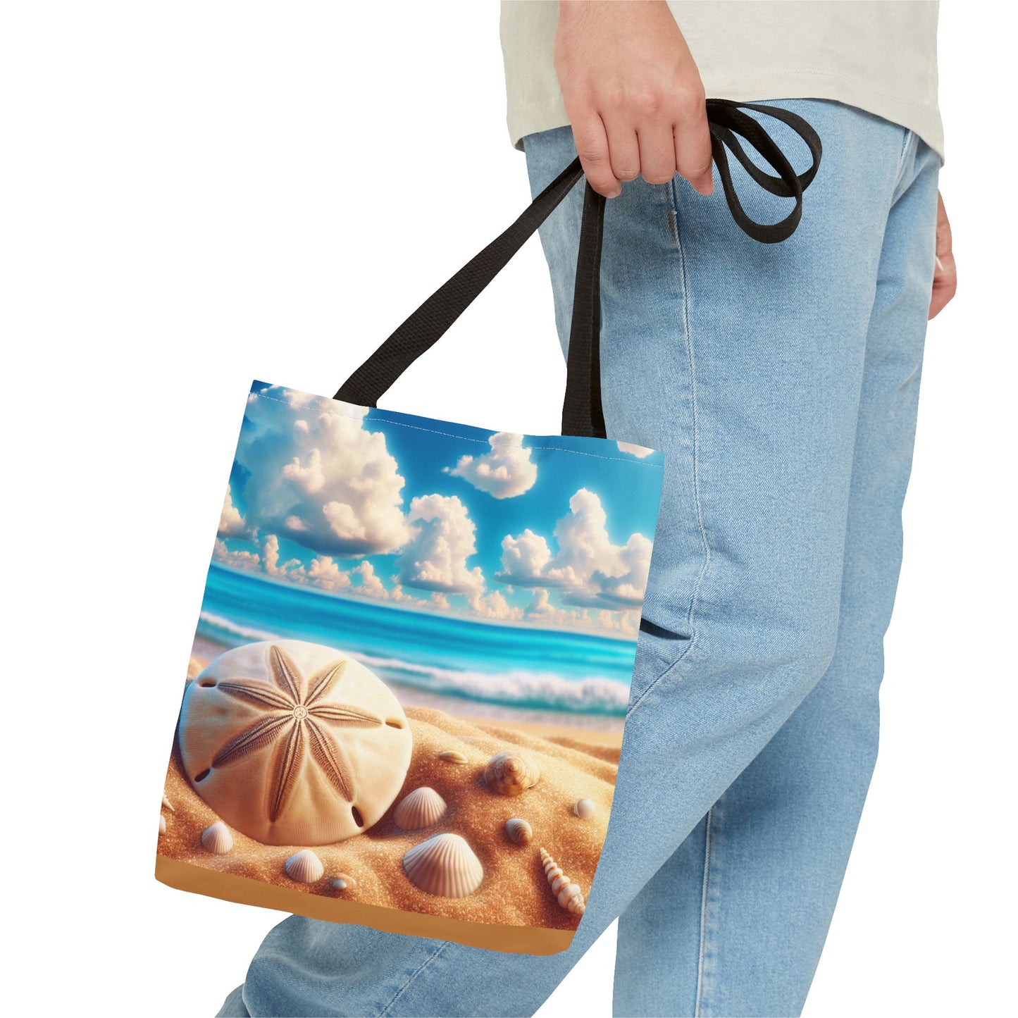 Beach Sand Dollar Tote Bag