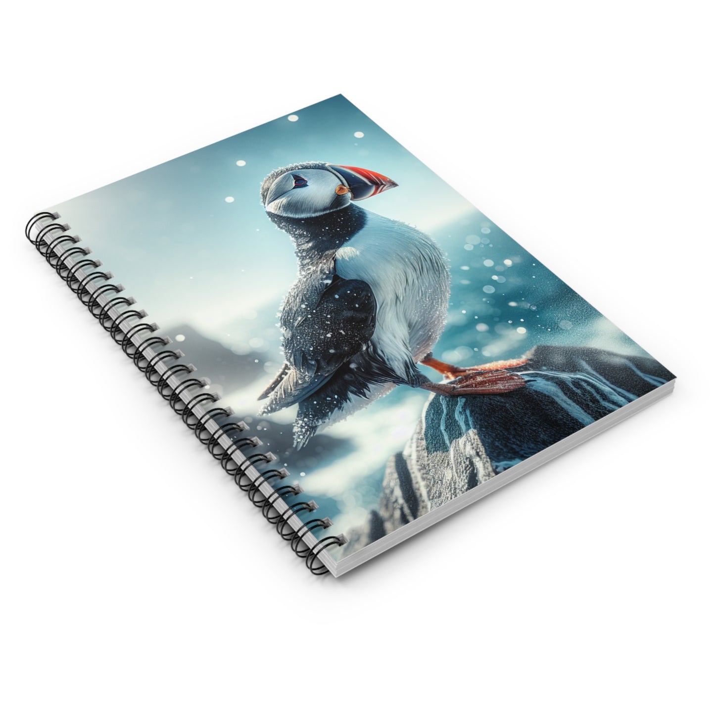 Puffin Spiral Notebook - Ruled Line