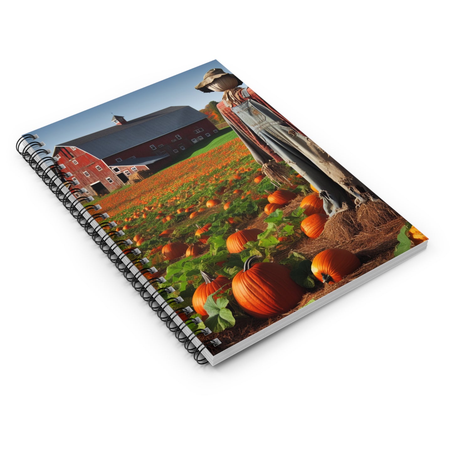 Pumpkin Farm Spiral Notebook