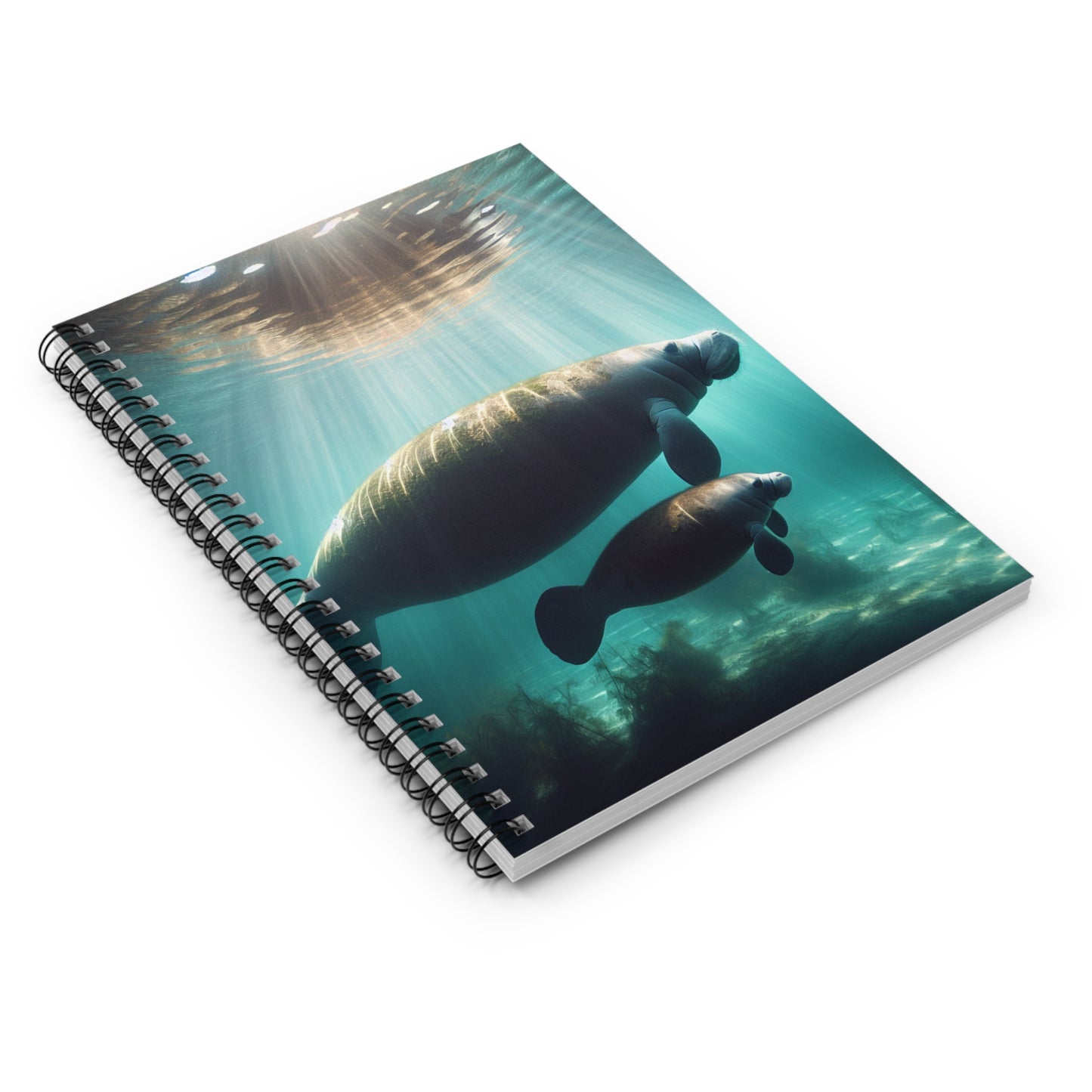 Manatee Family Spiral Notebook