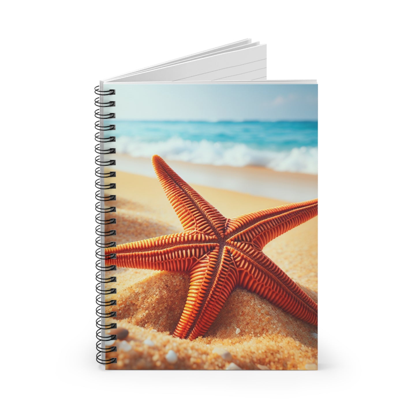Starfish Beach Spiral Notebook
