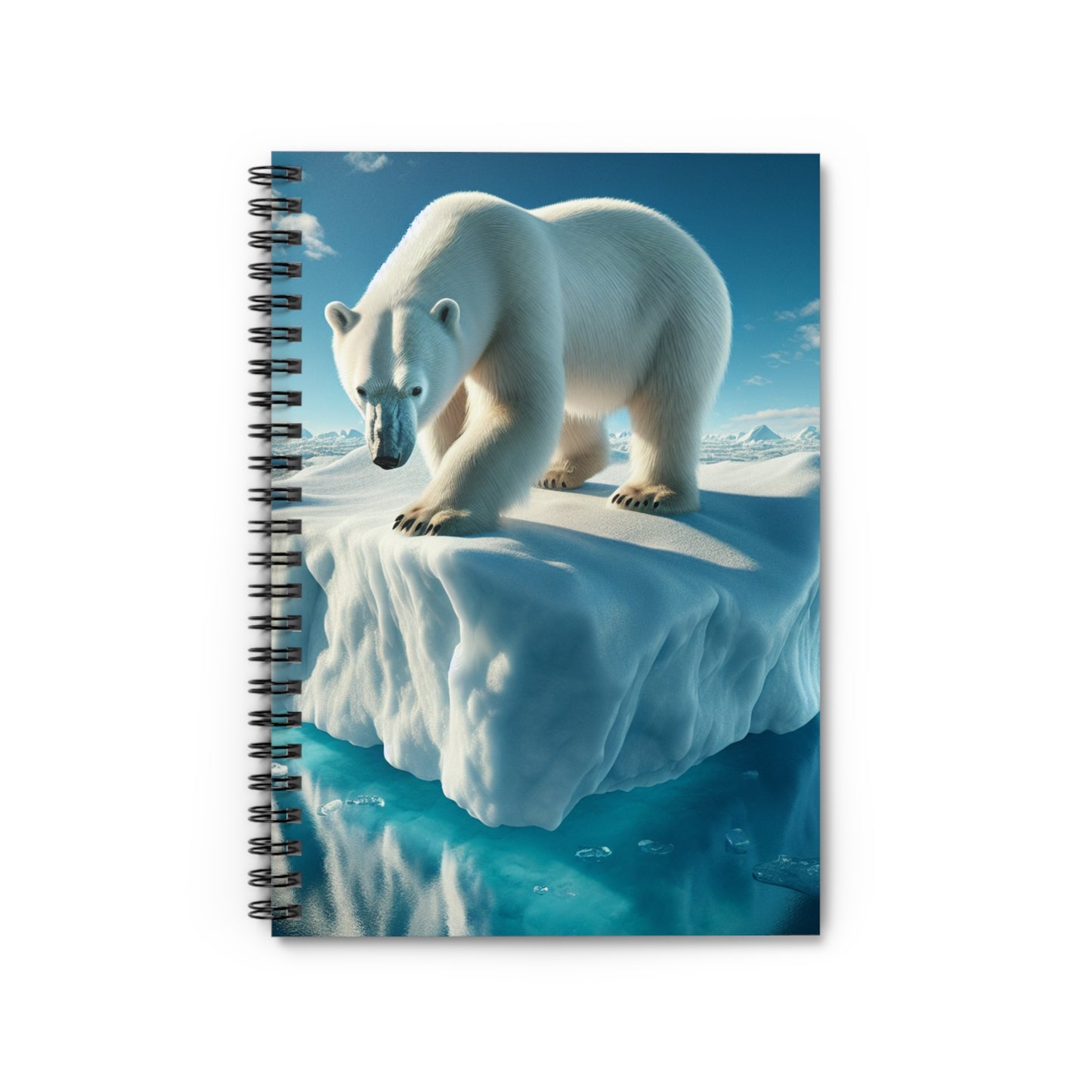 Polar Bear Spiral Notebook