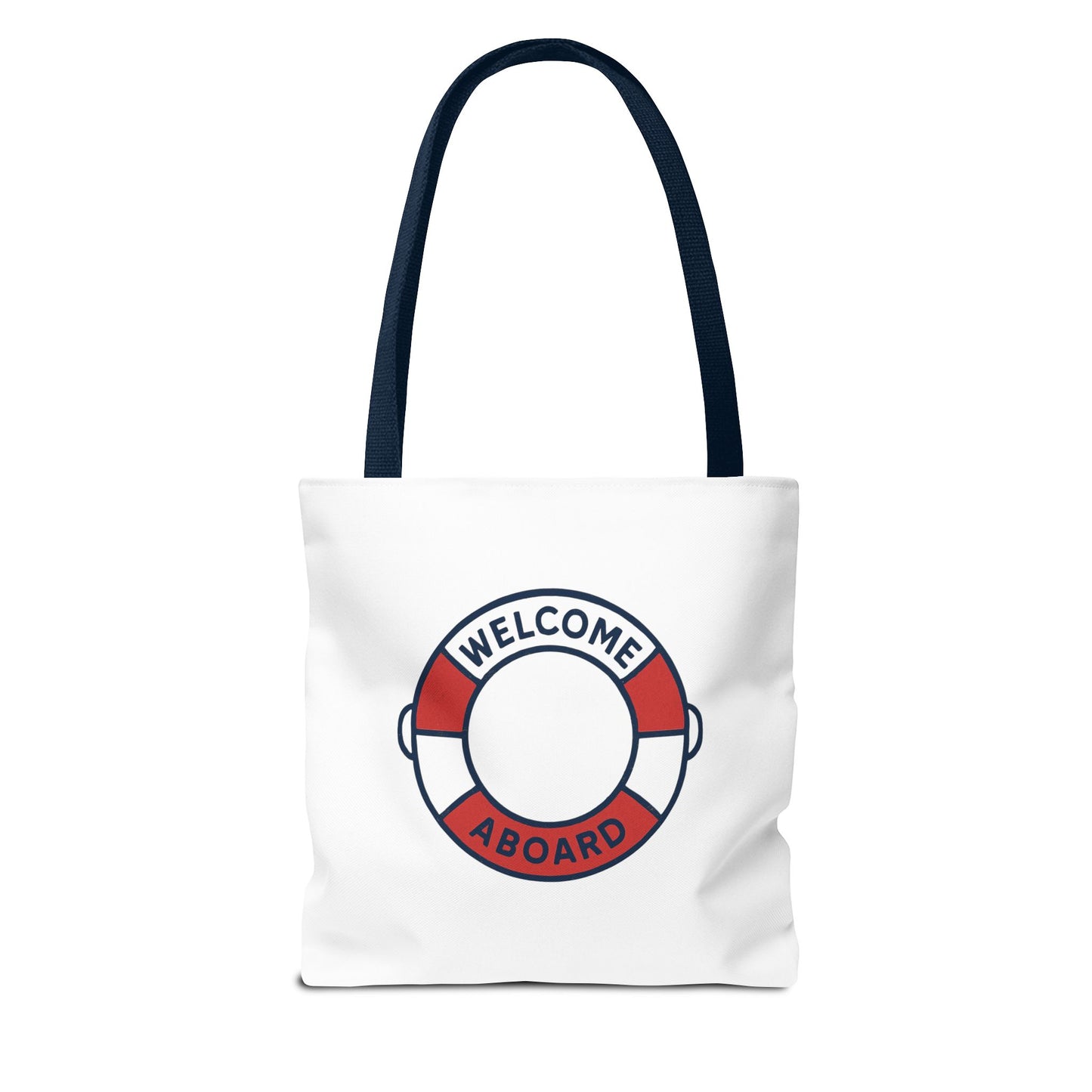 Nautical Welcome Aboard Tote Bag