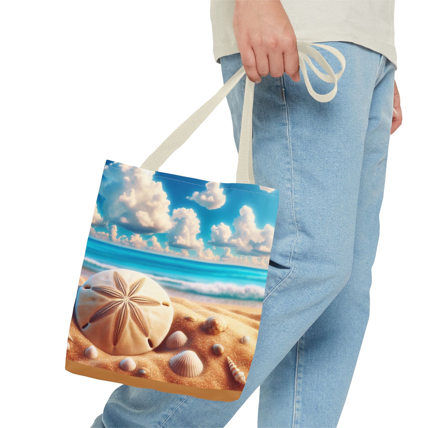 Beach Sand Dollar Tote Bag