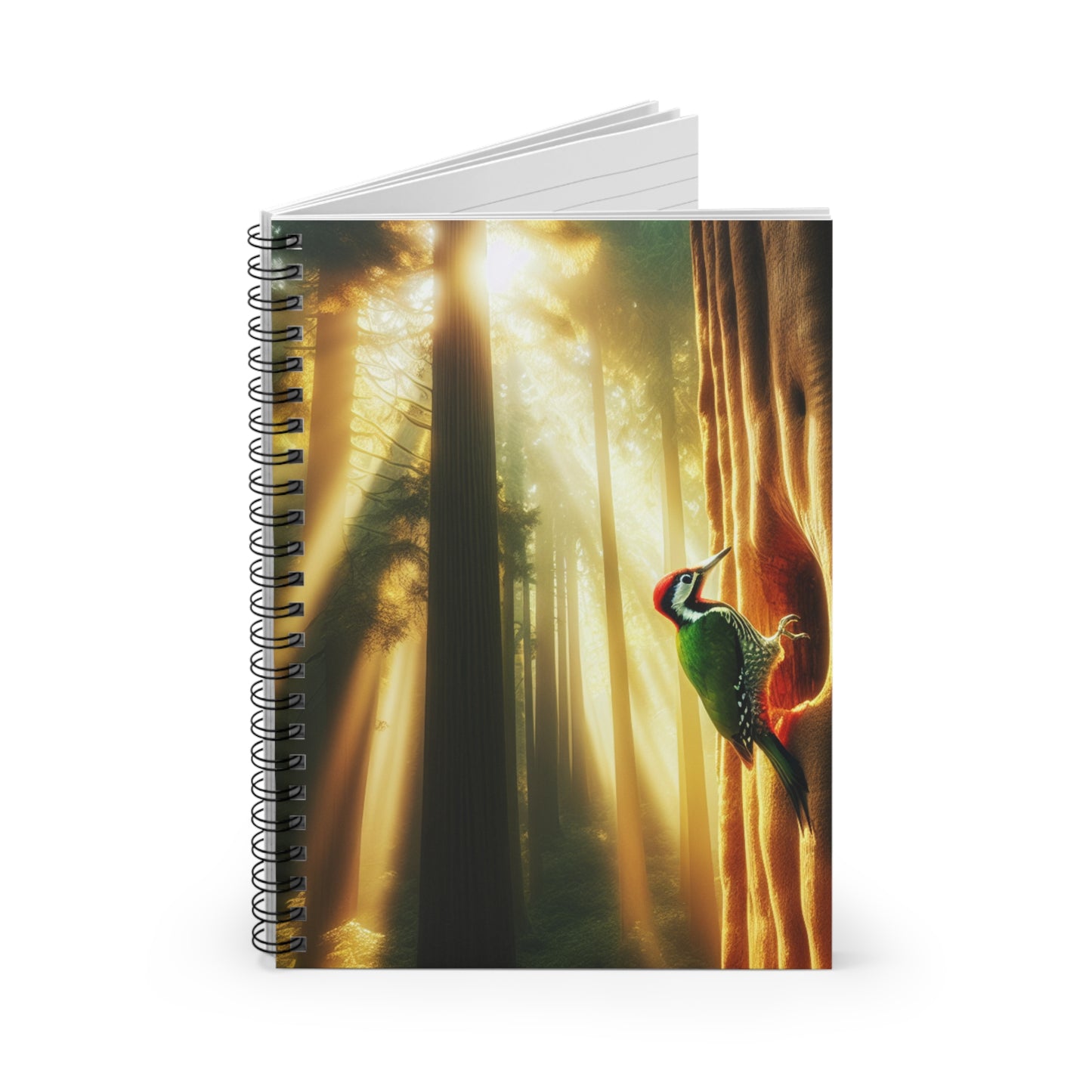 Woodpecker Spiral Notebook