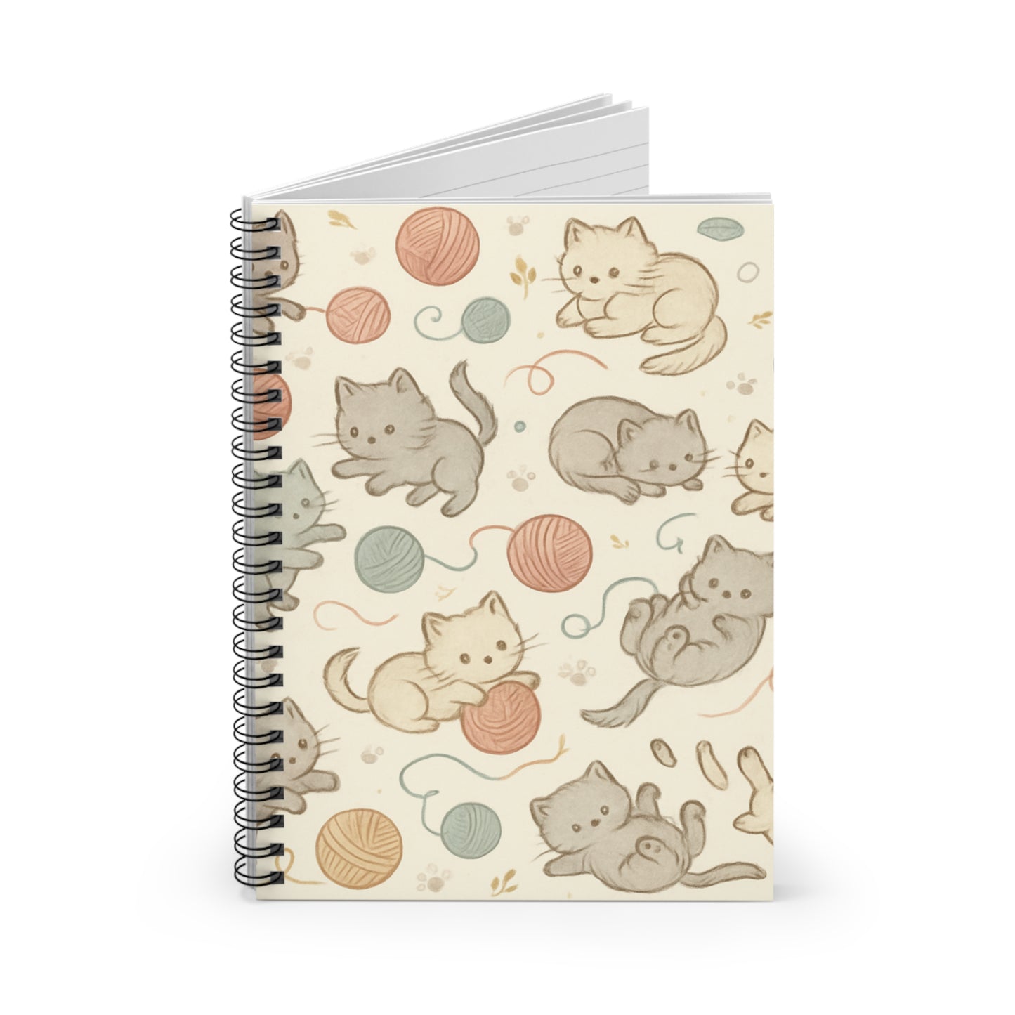 Kitten Spiral Notebook