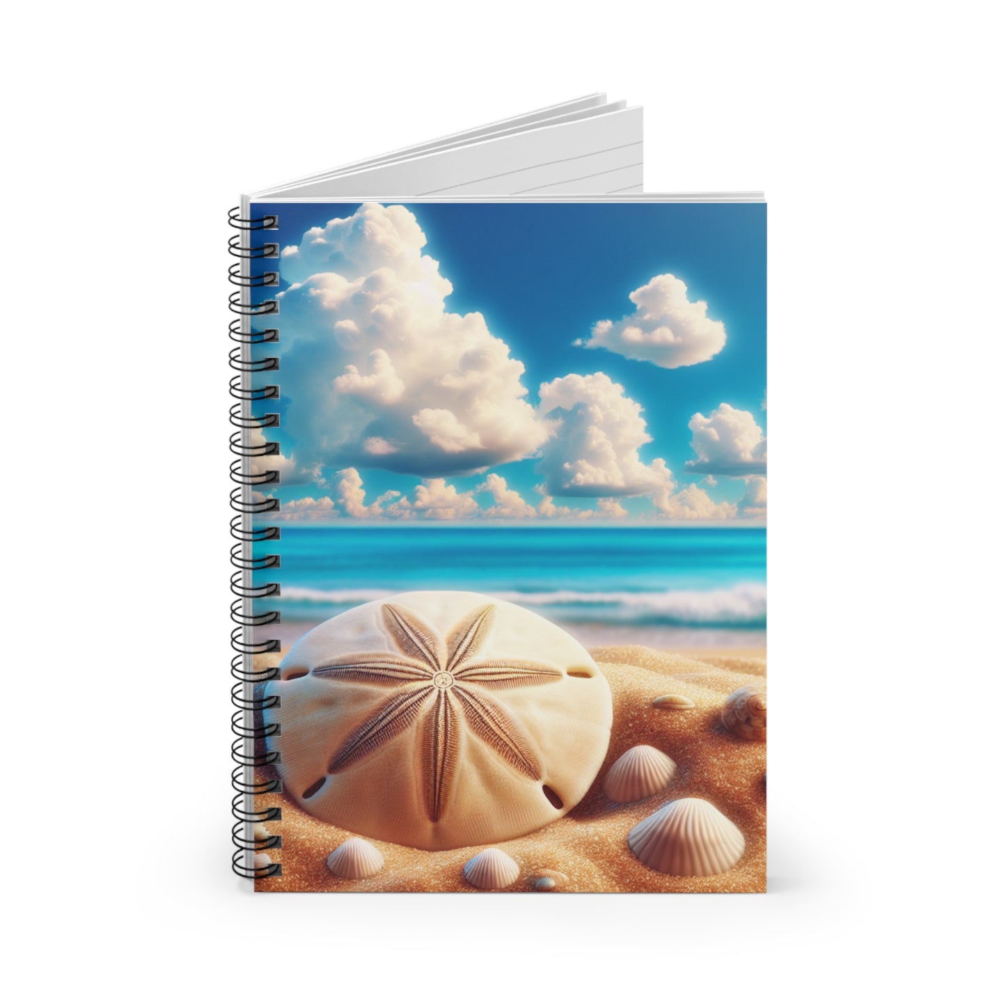 Sand Dollar Beach Spiral Notebook