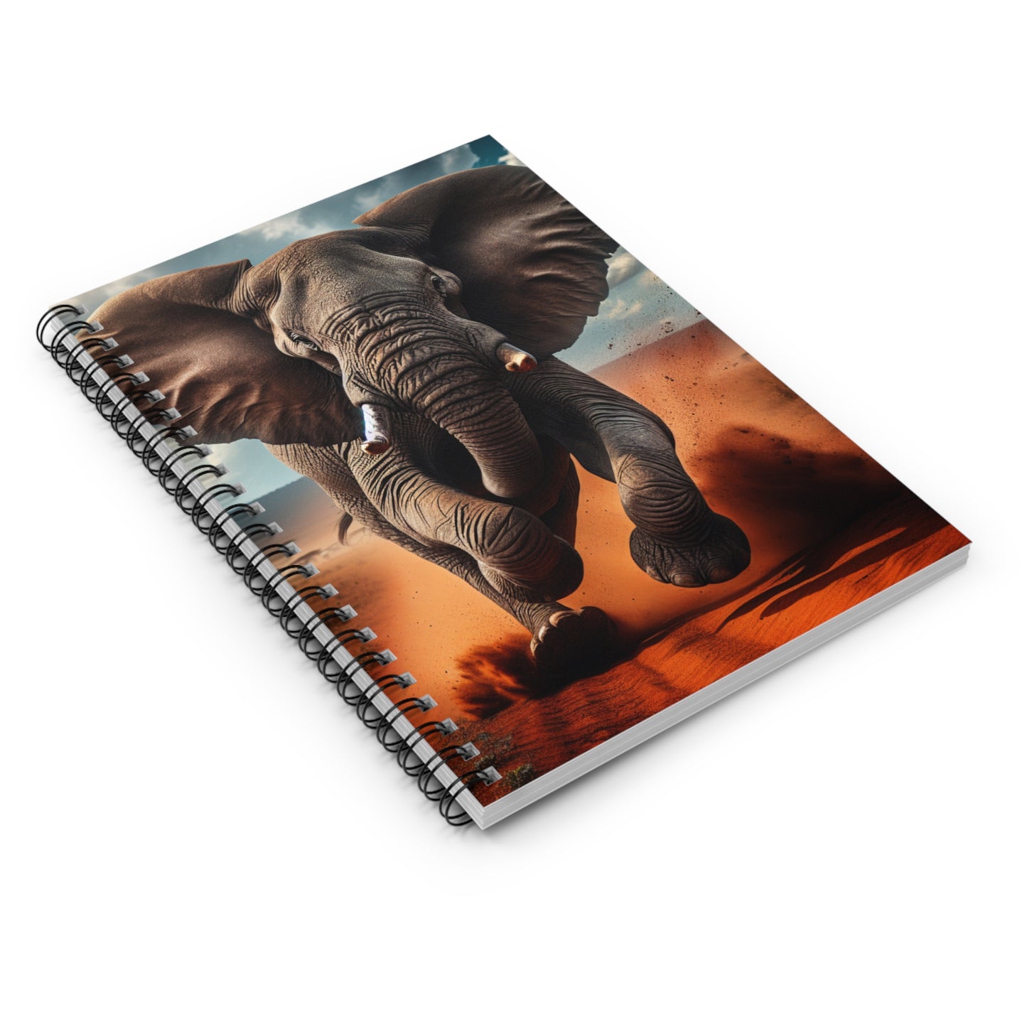 Elephant Adventure Spiral Notebook