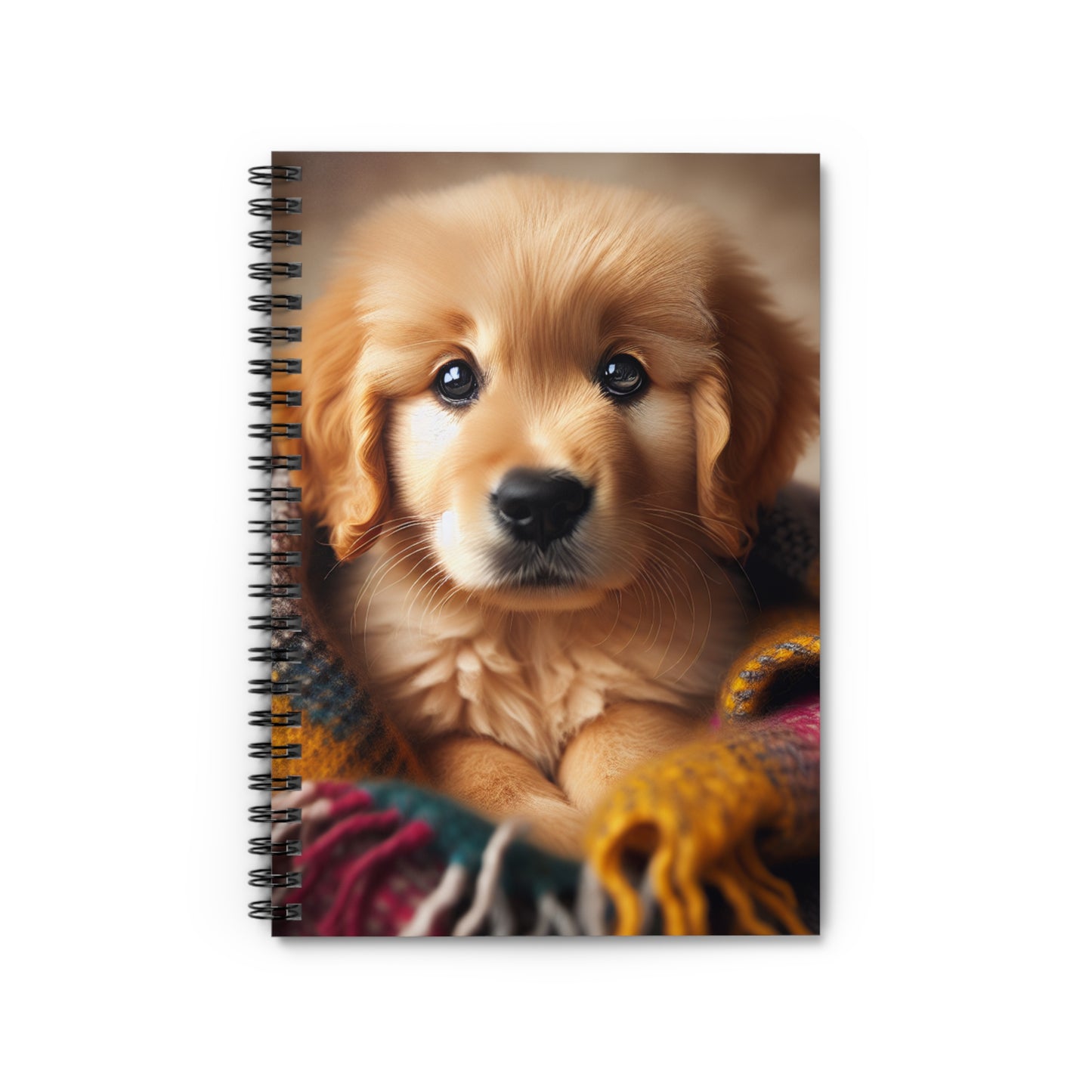 Golden Retriever Puppy Spiral Notebook
