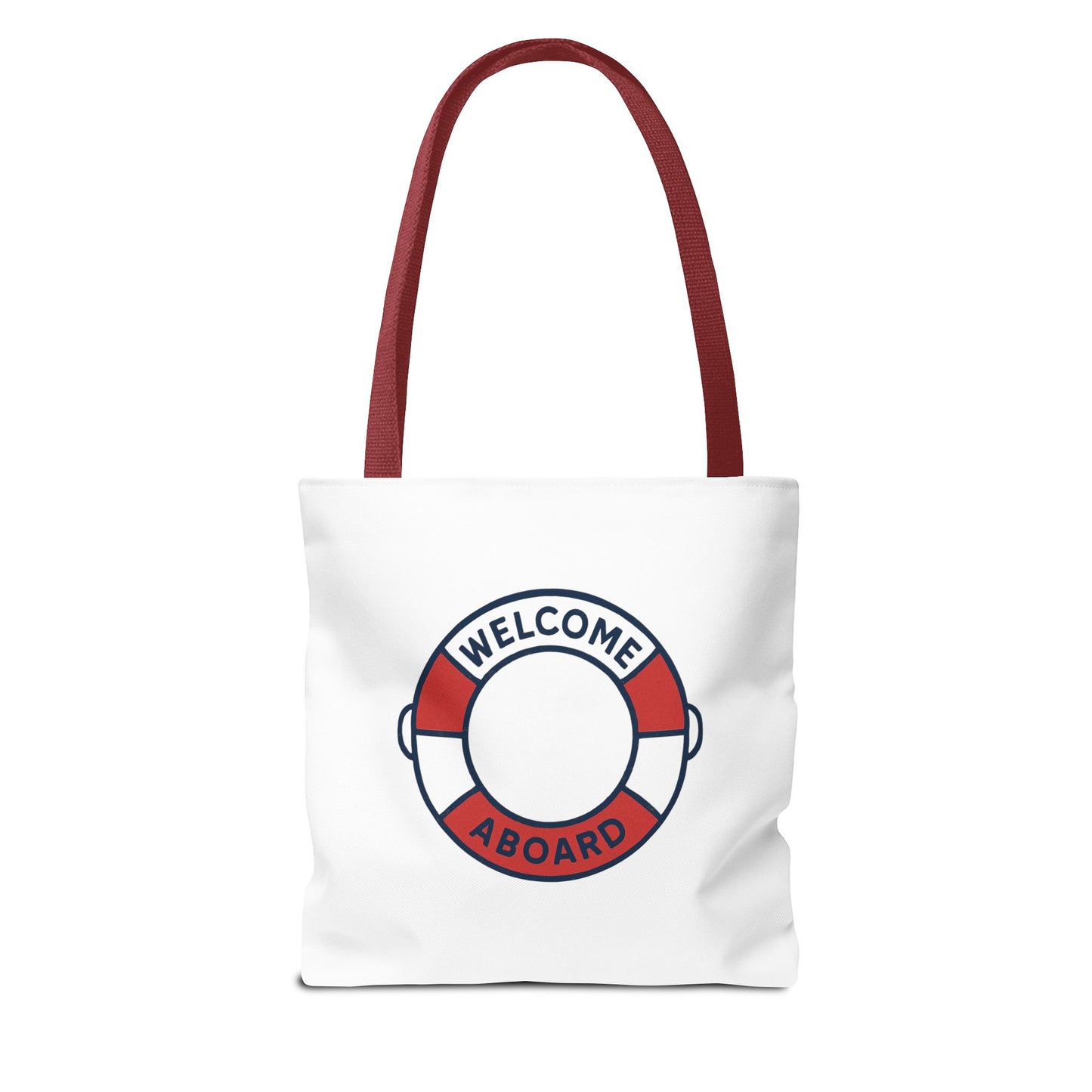 Nautical Welcome Aboard Tote Bag