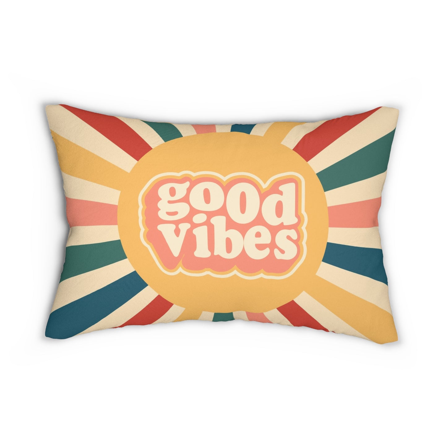 Good Vibes Lumbar Pillow
