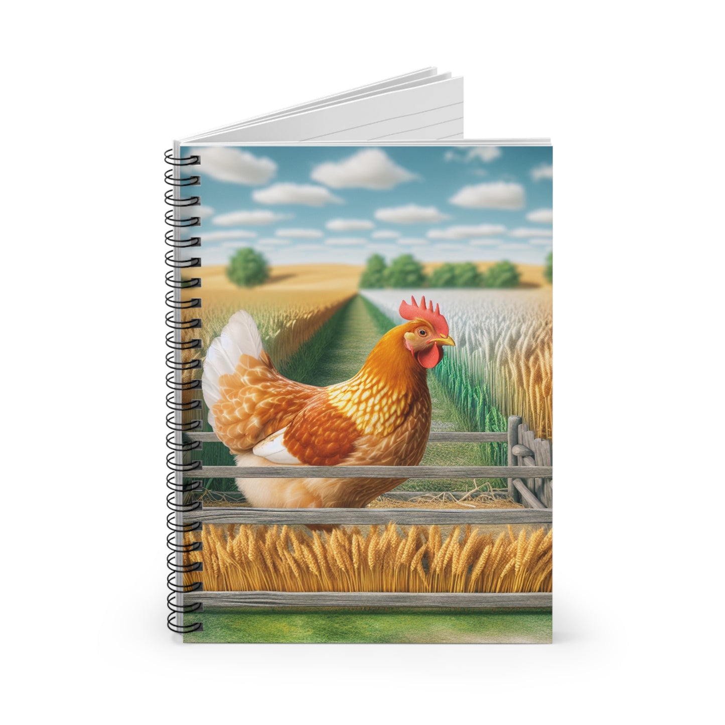 Rooster Spiral Notebook