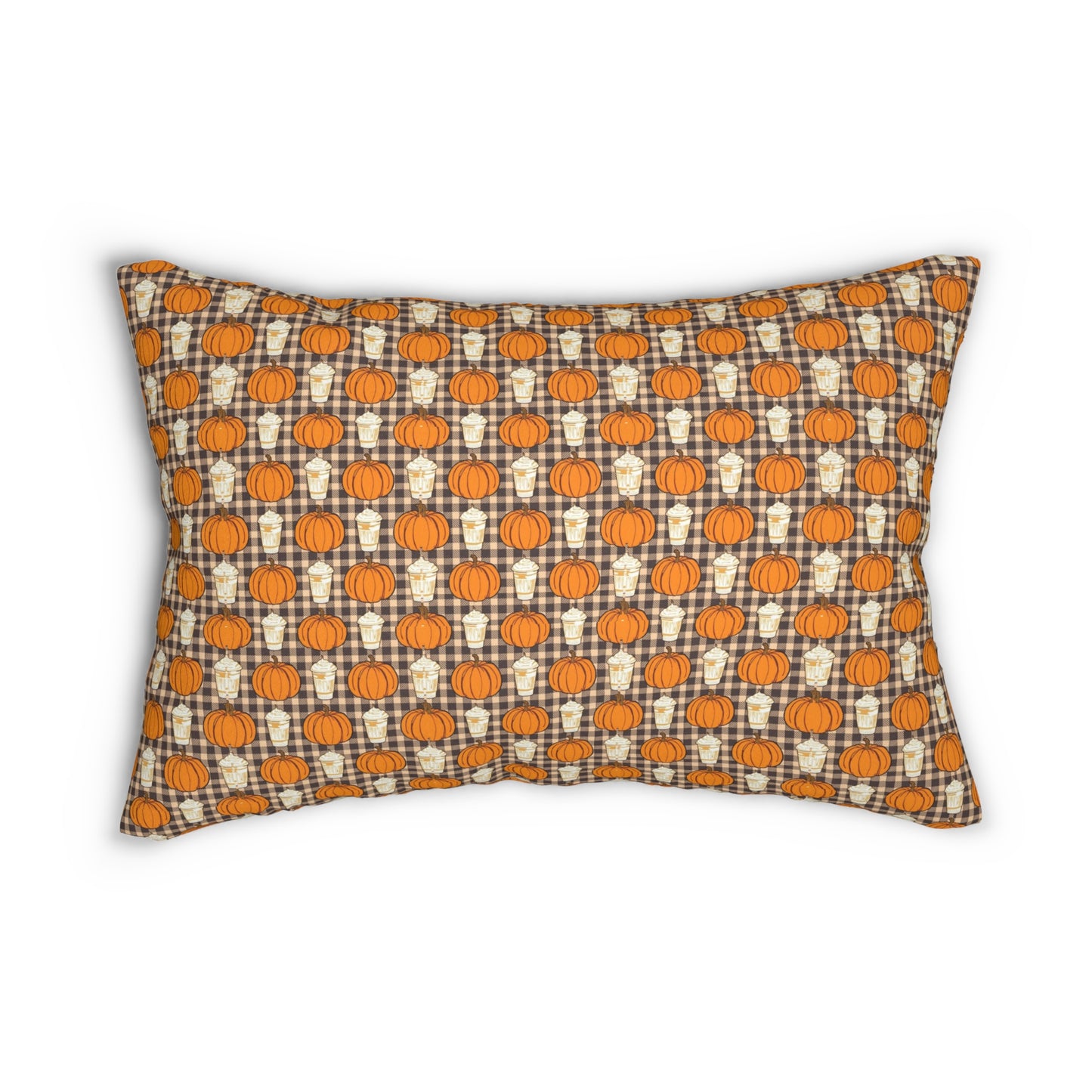 Pumpkin Latte Lumbar Pillow