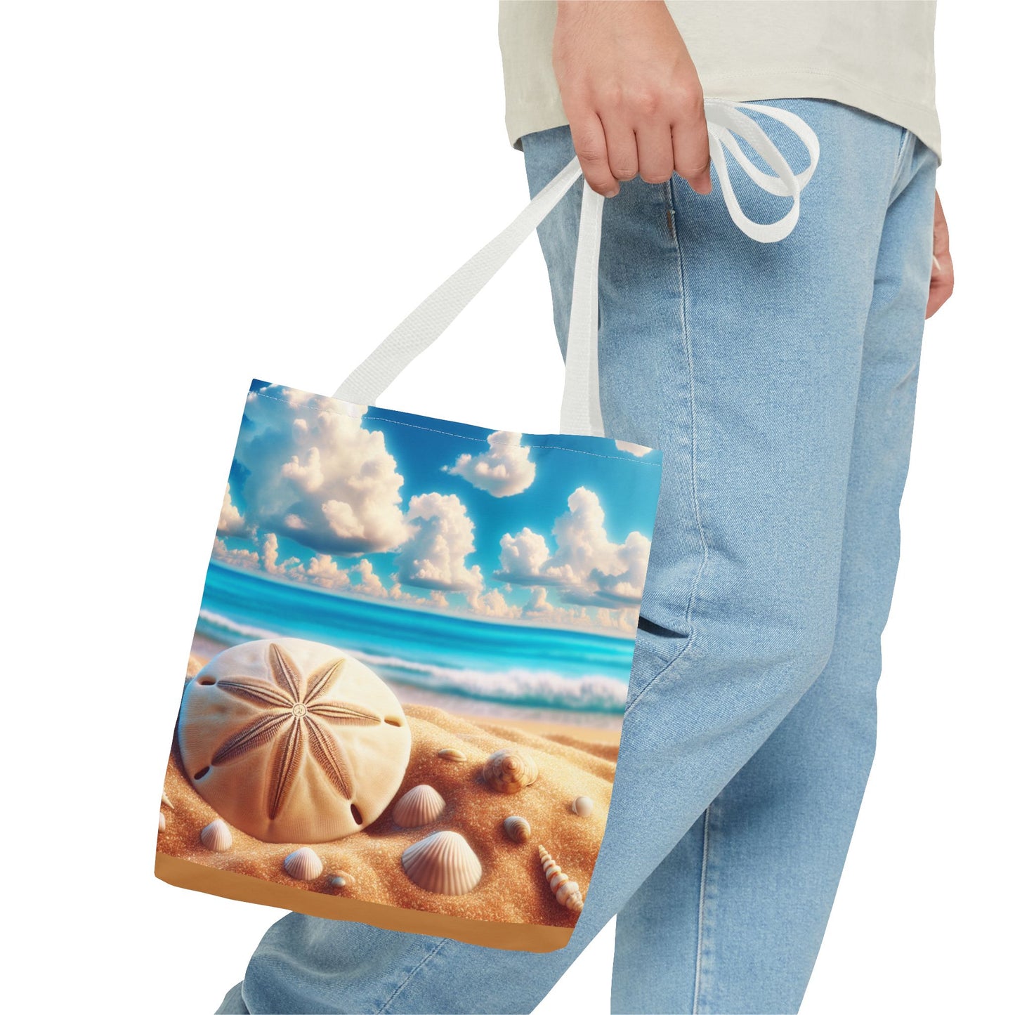 Beach Sand Dollar Tote Bag