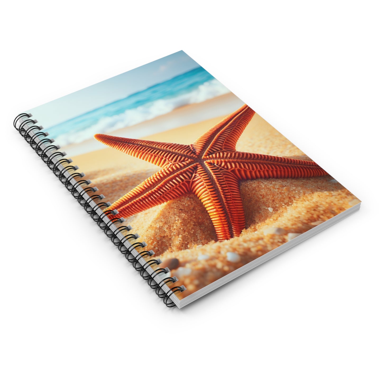 Starfish Beach Spiral Notebook