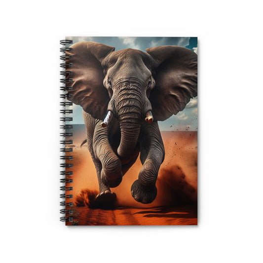 Elephant Adventure Spiral Notebook