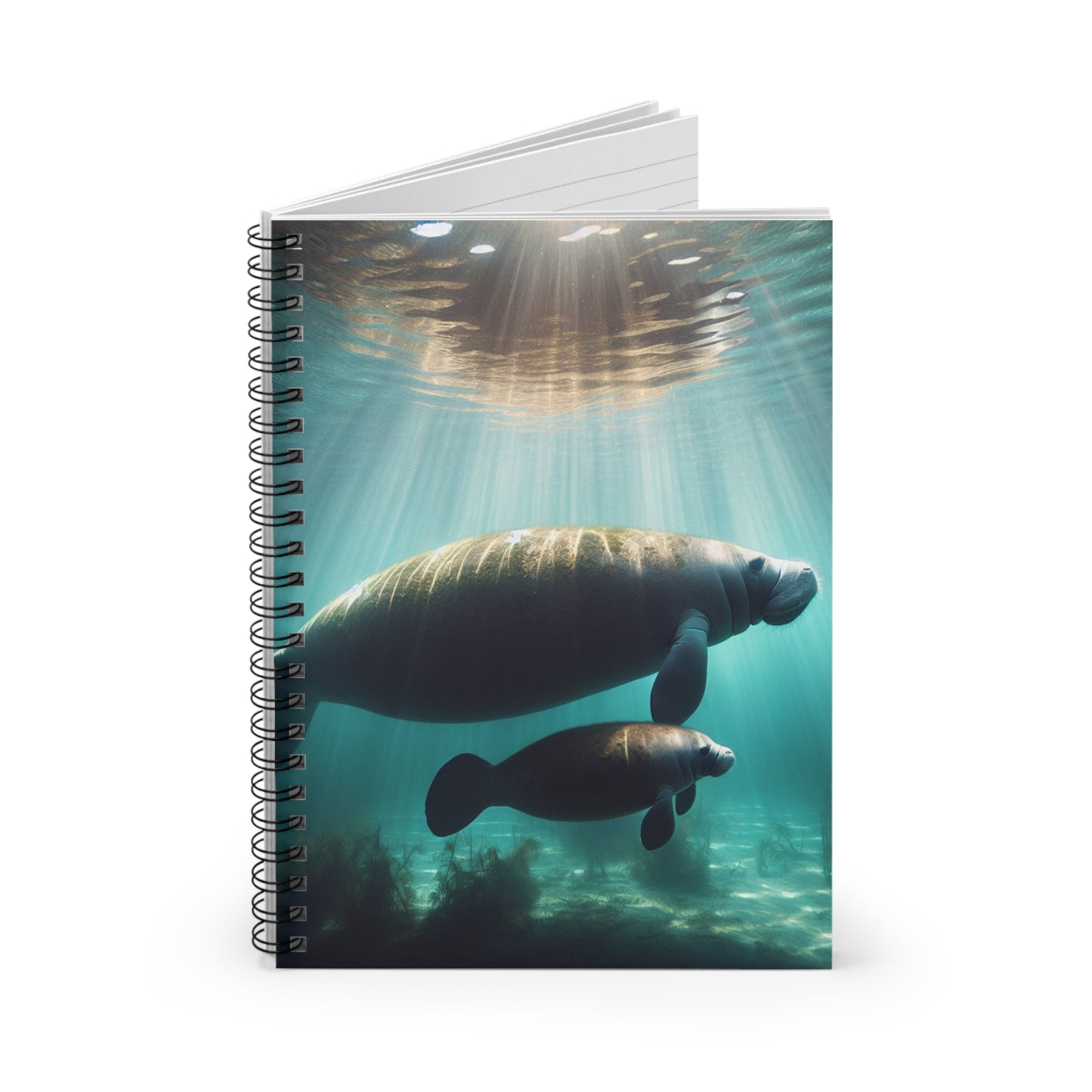 Manatee Family Spiral Notebook
