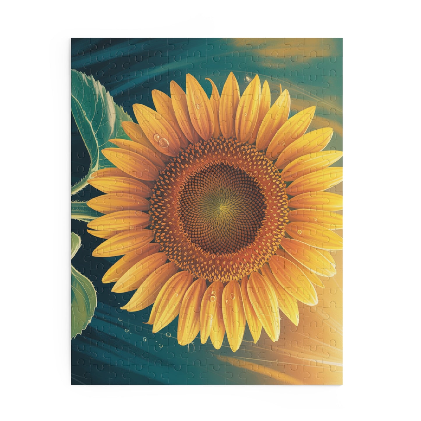 Sunflower Puzzle (120/252/500-Piece) — Bright Floral Jigsaw for Adults & Kids