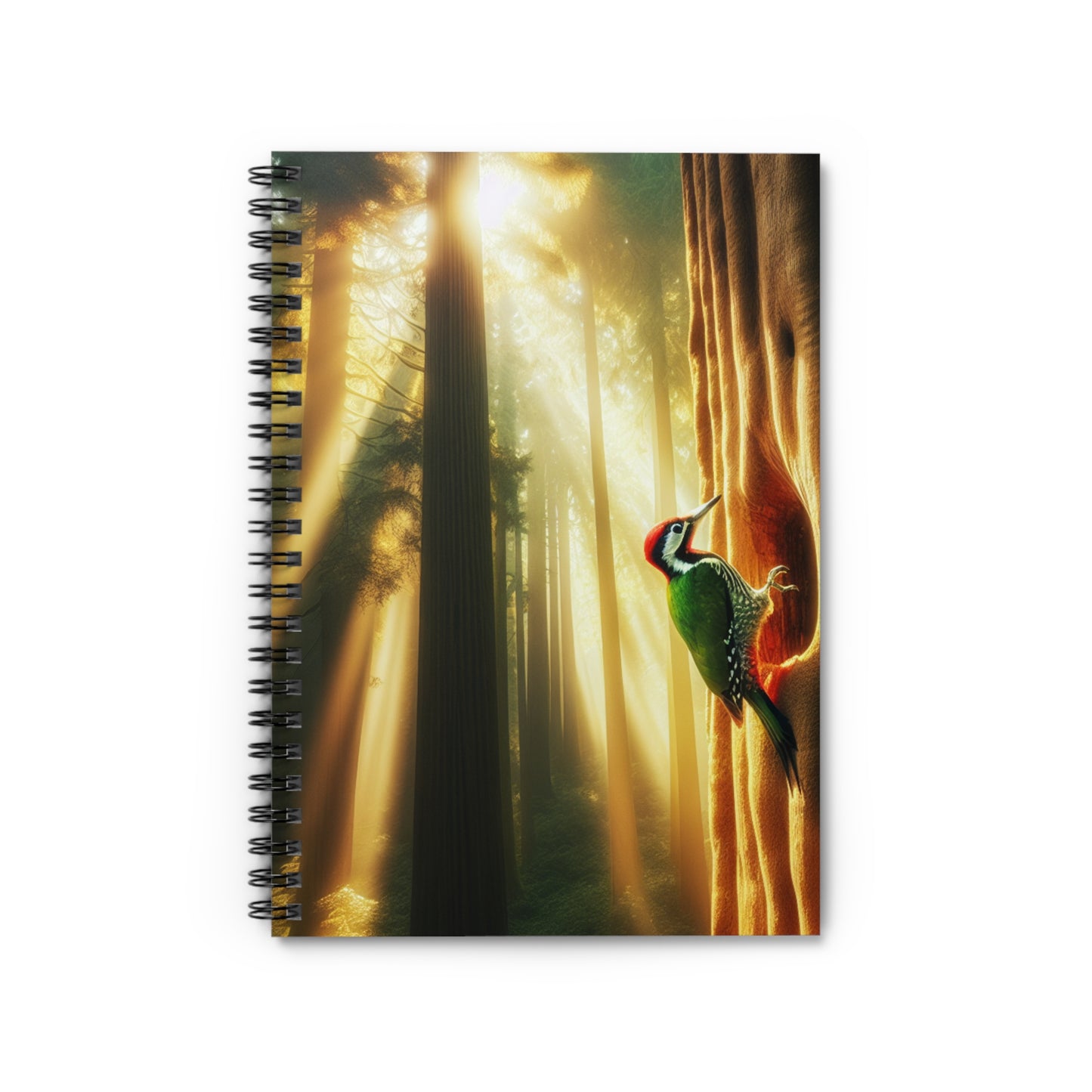 Woodpecker Spiral Notebook