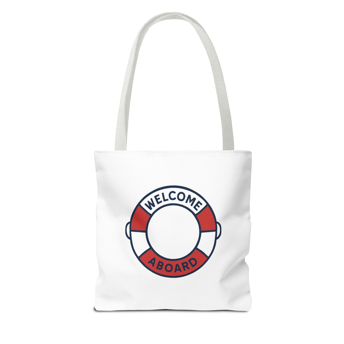 Nautical Welcome Aboard Tote Bag