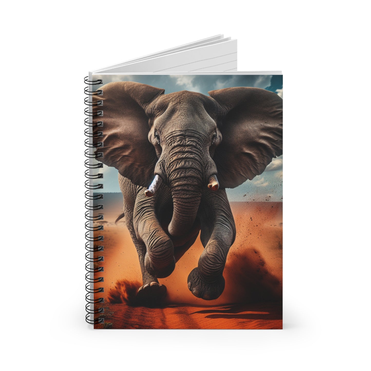 Elephant Adventure Spiral Notebook