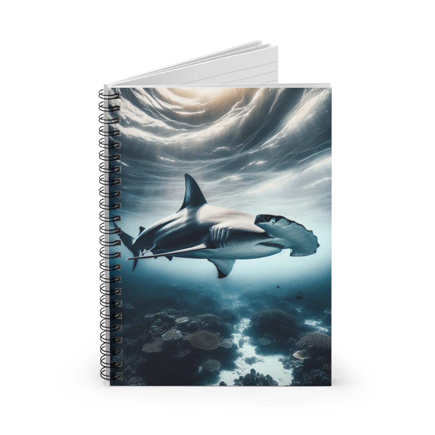 Hammerhead Shark Spiral Notebook