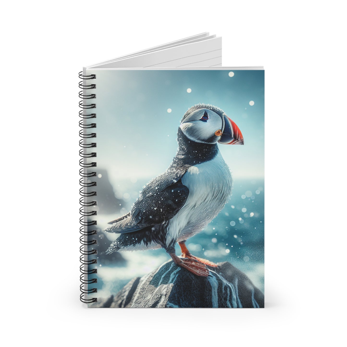 Puffin Spiral Notebook - Ruled Line
