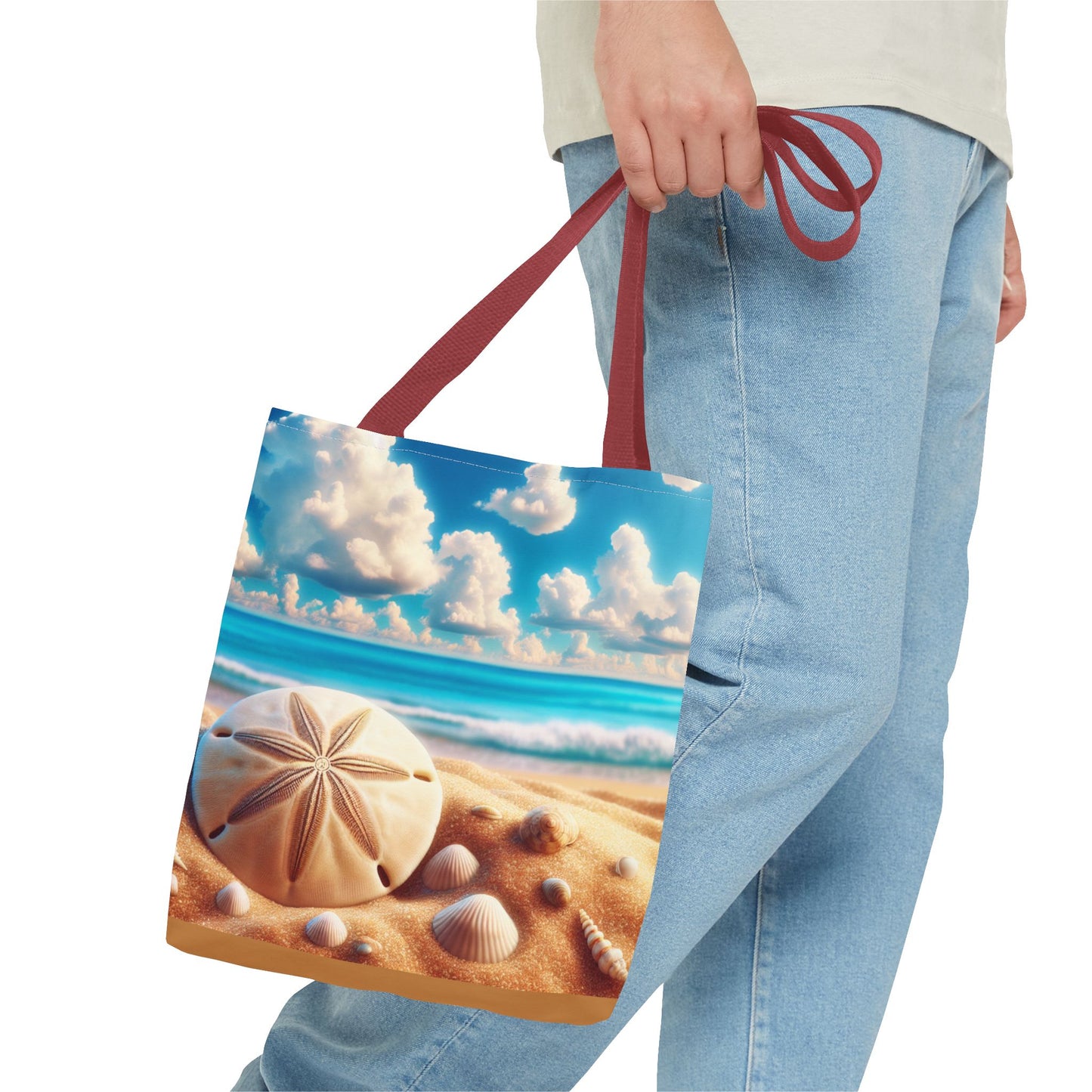 Beach Sand Dollar Tote Bag
