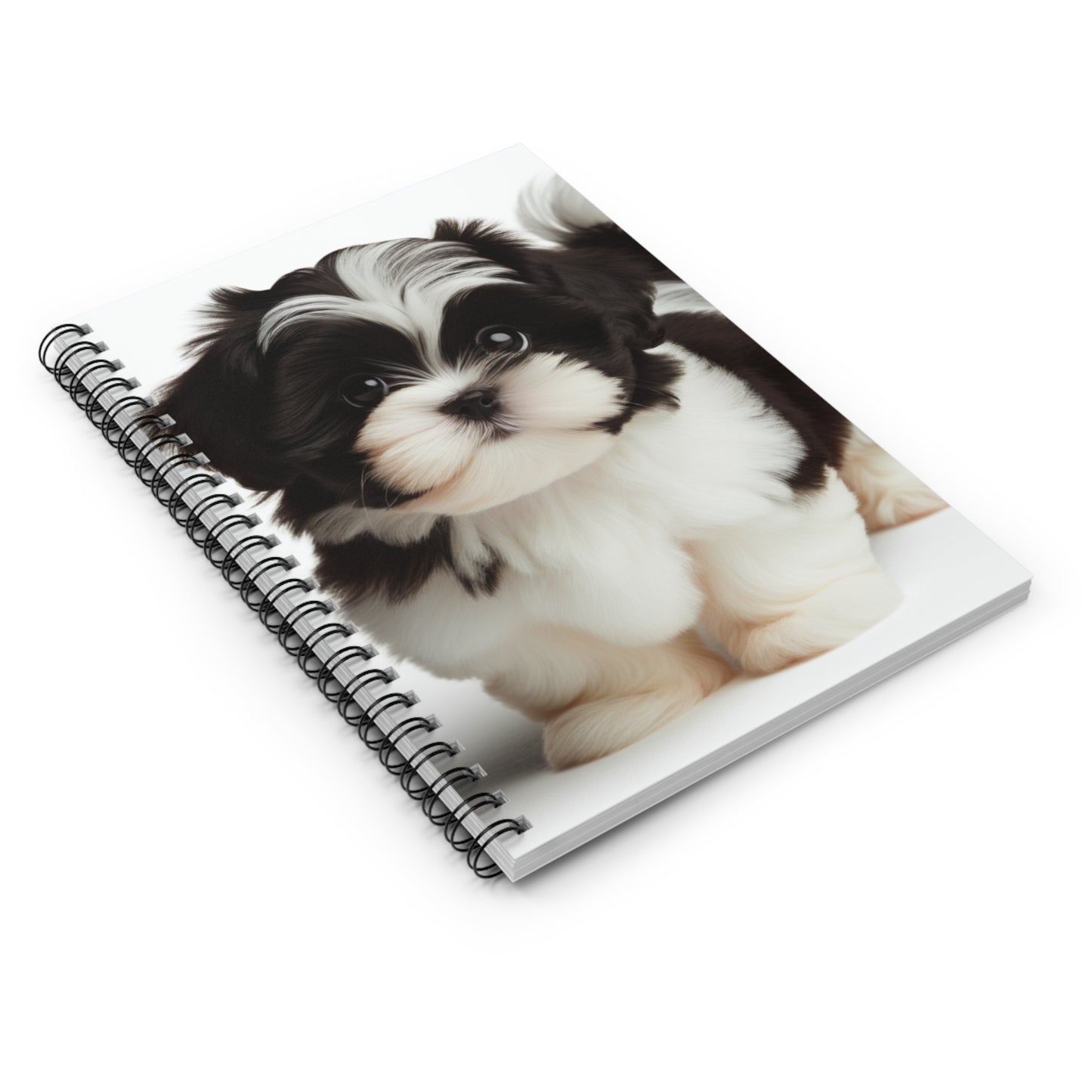 Shih Tzu Puppy Spiral Notebook