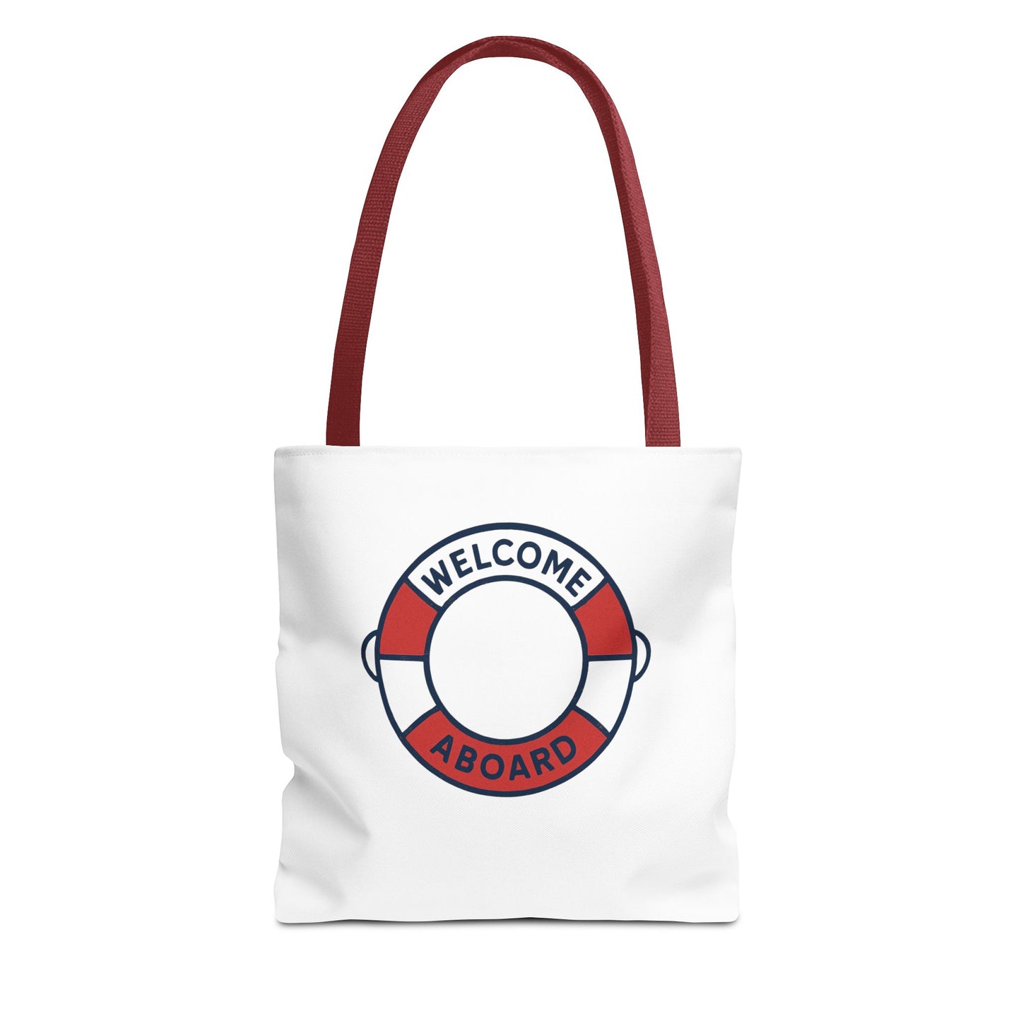 Nautical Welcome Aboard Tote Bag